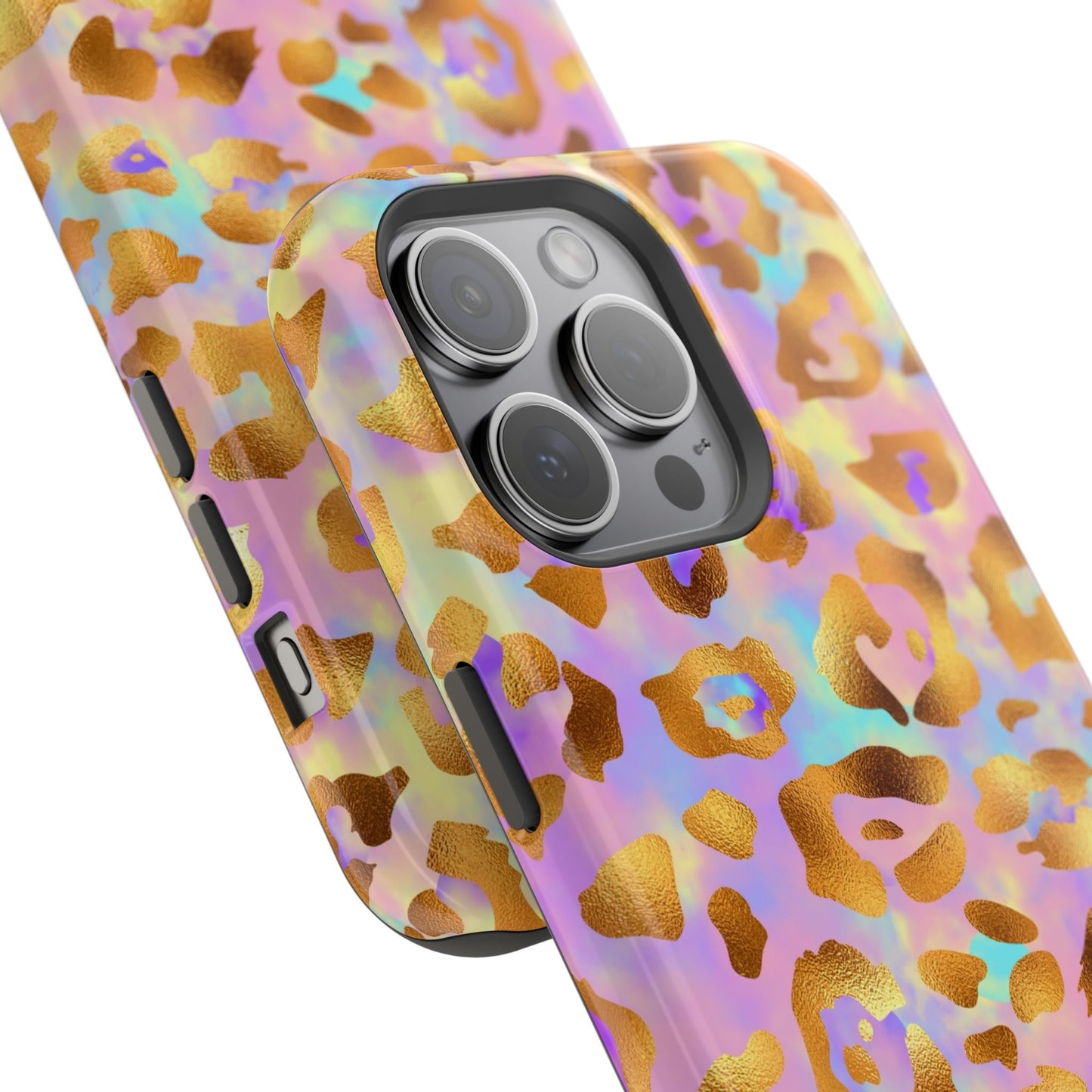 Leopard Print Impact-Resistant Phone Case