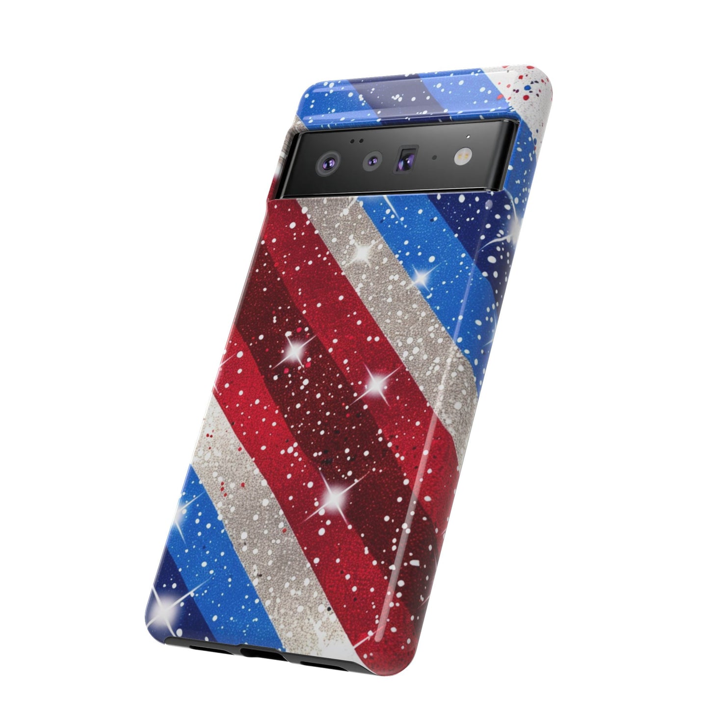 Glittery Patriotic Phone Case - Tough Cases