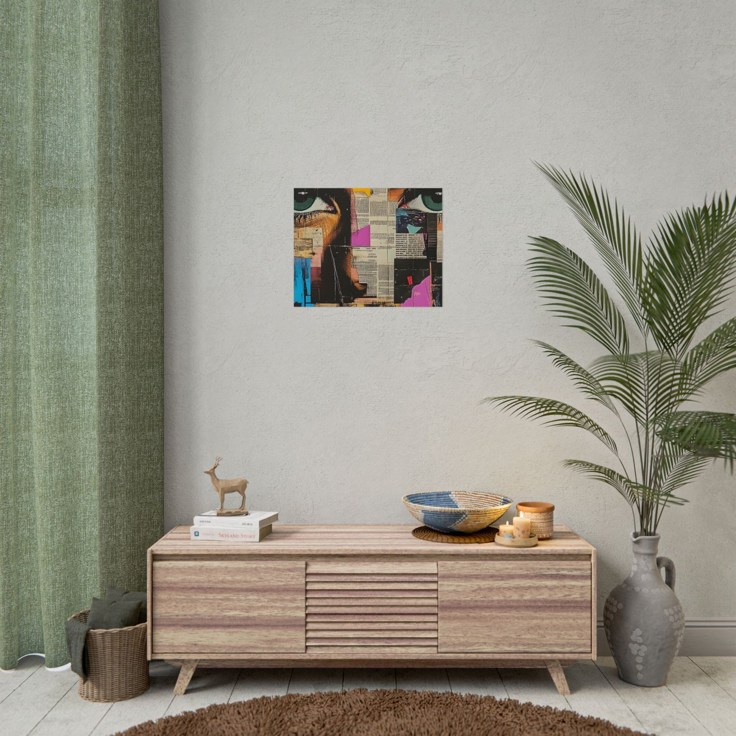 Wall Art Poster - Retro Pop Culture Woman 14 Comic Book Style