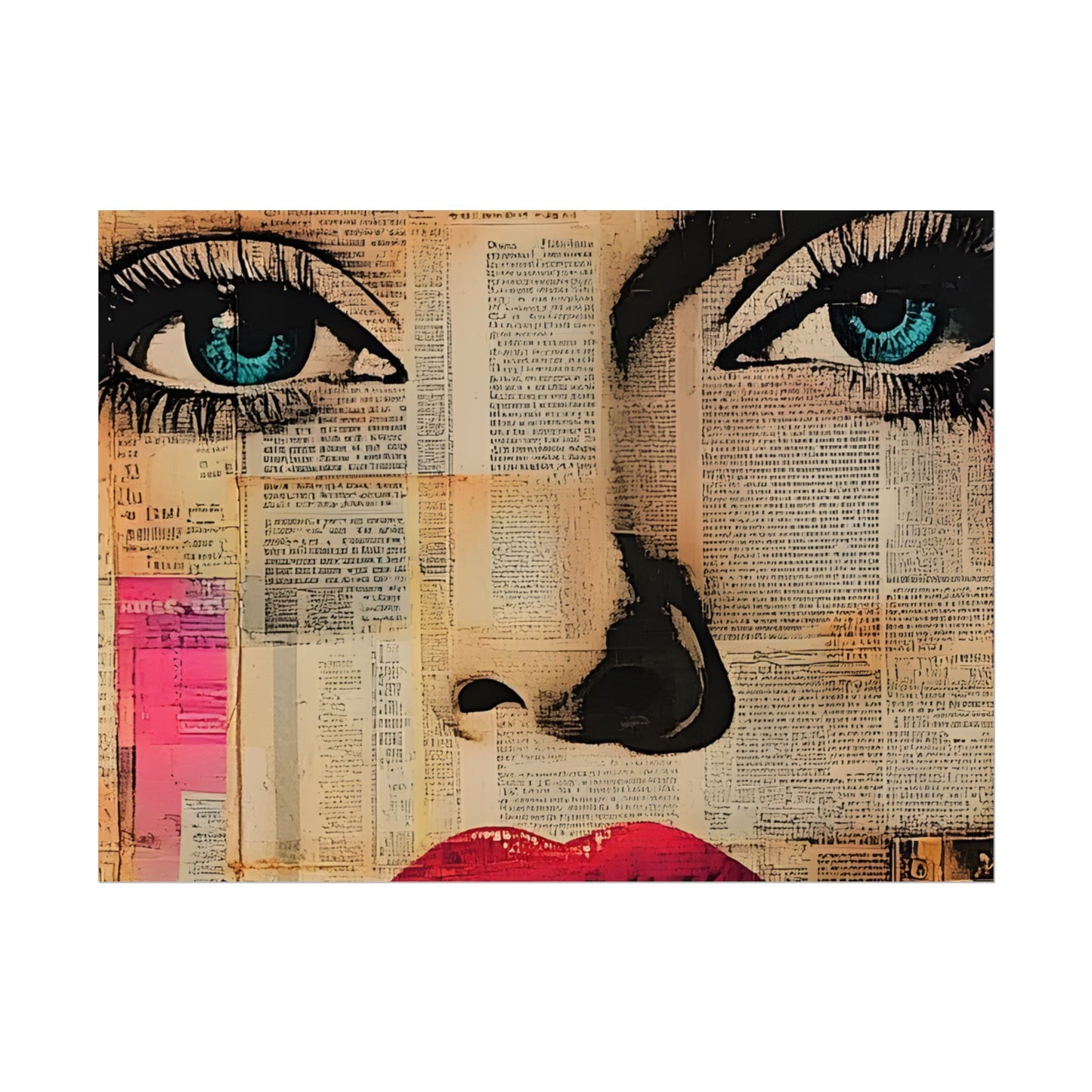 Retro Pop Culture Woman Poster 13 , Comic Wall Art