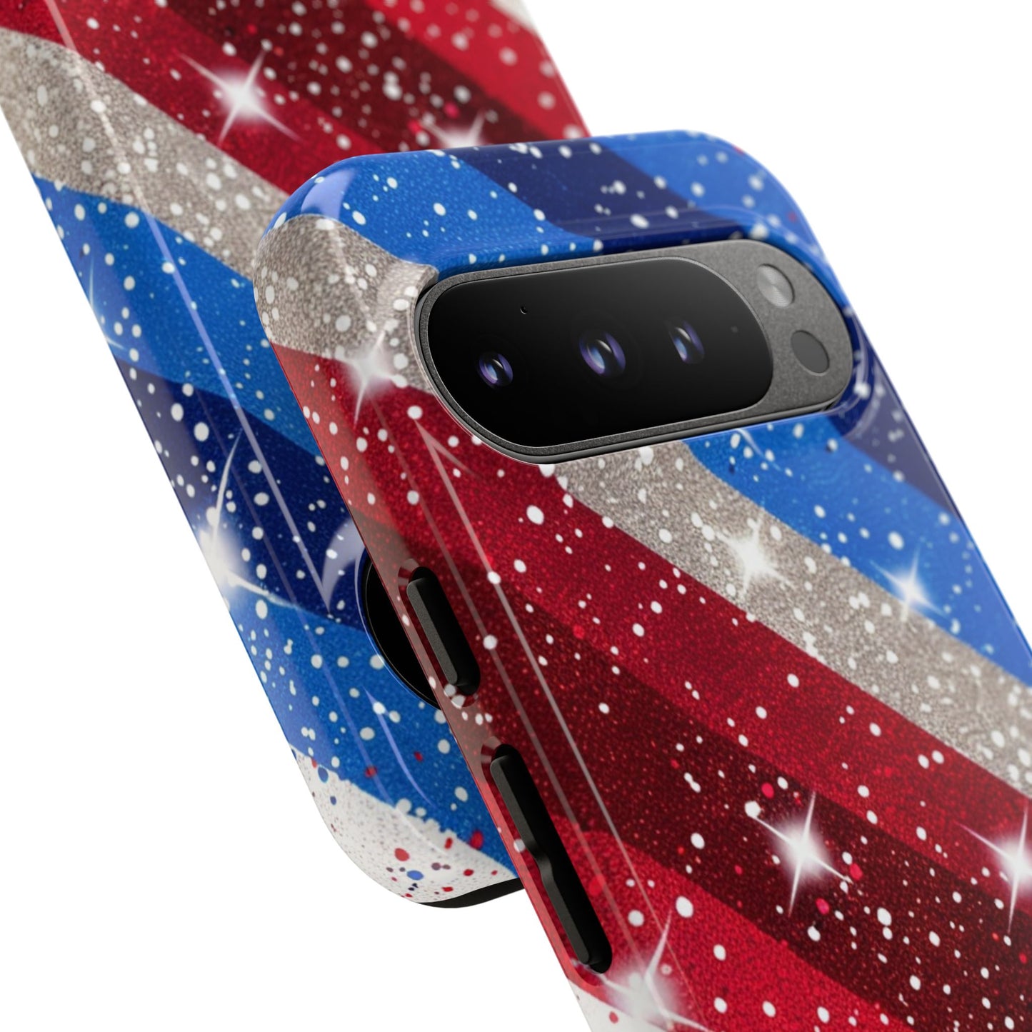 Glittery Patriotic Phone Case - Tough Cases