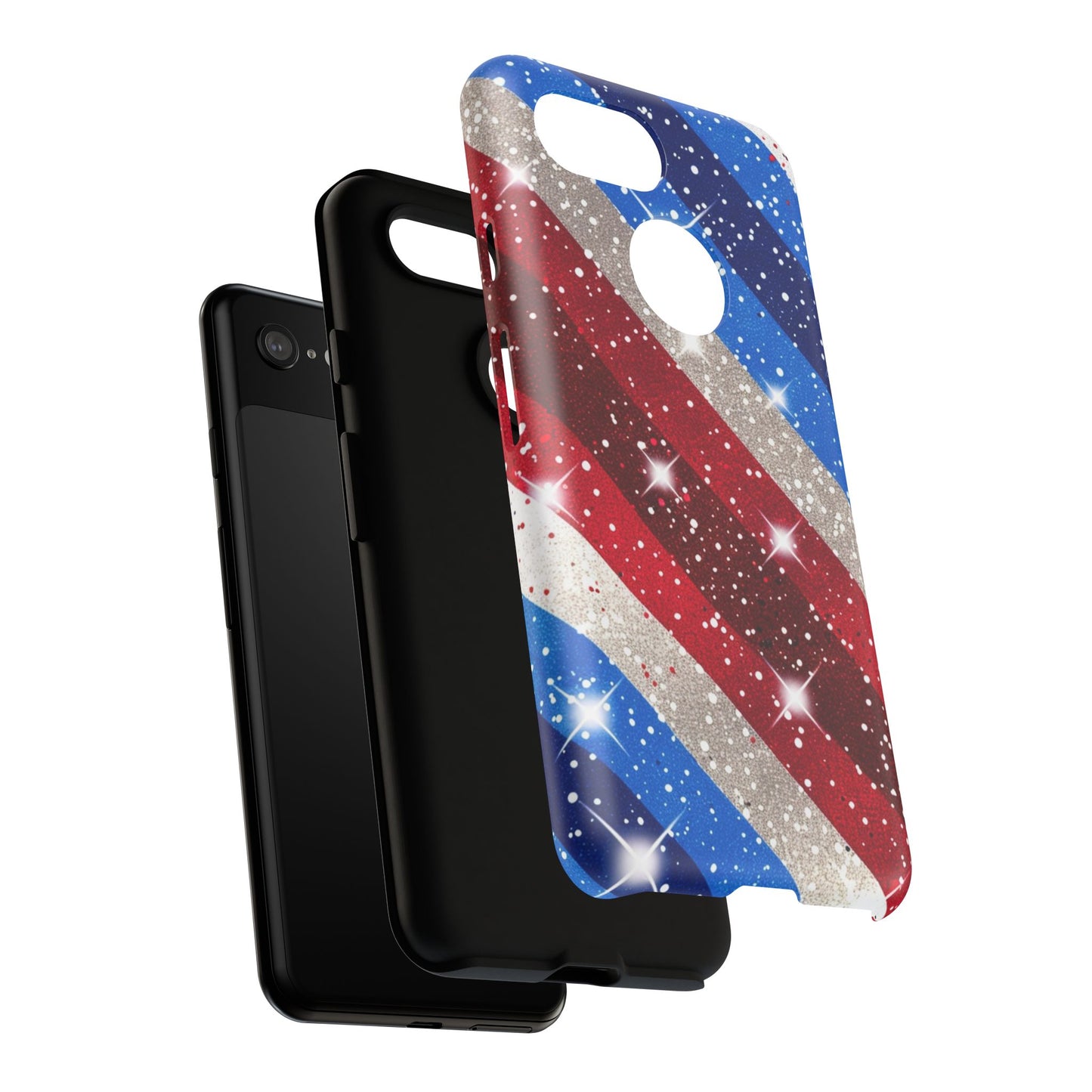 Glittery Patriotic Phone Case - Tough Cases