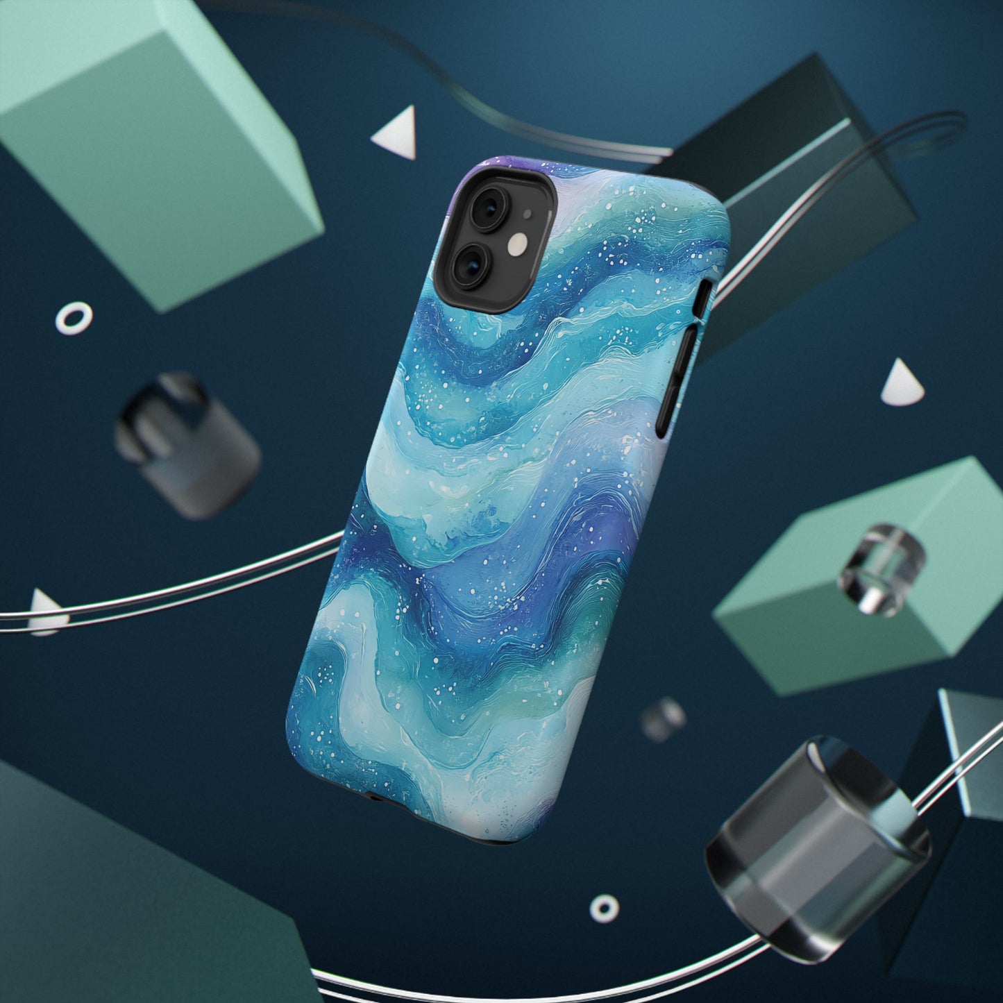 Ocean Wave Impact-Resistant Phone Case - Stylish and Durable Design