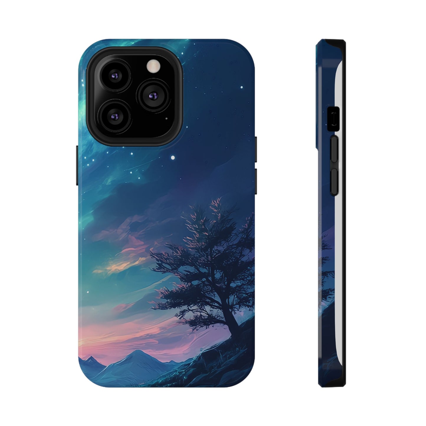 Stunning Galaxy Tree Impact-Resistant Phone Case
