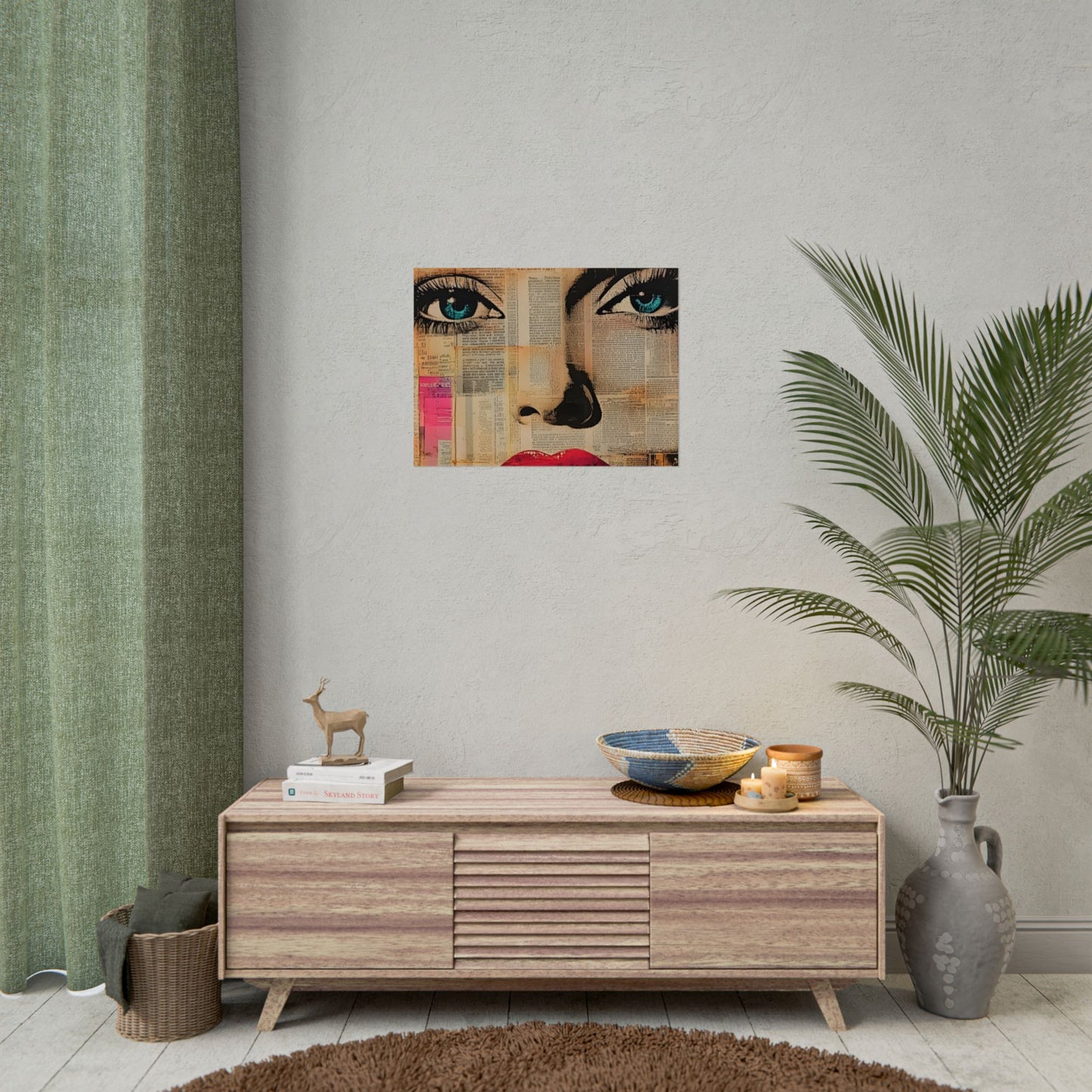 Retro Pop Culture Woman Poster 13 , Comic Wall Art