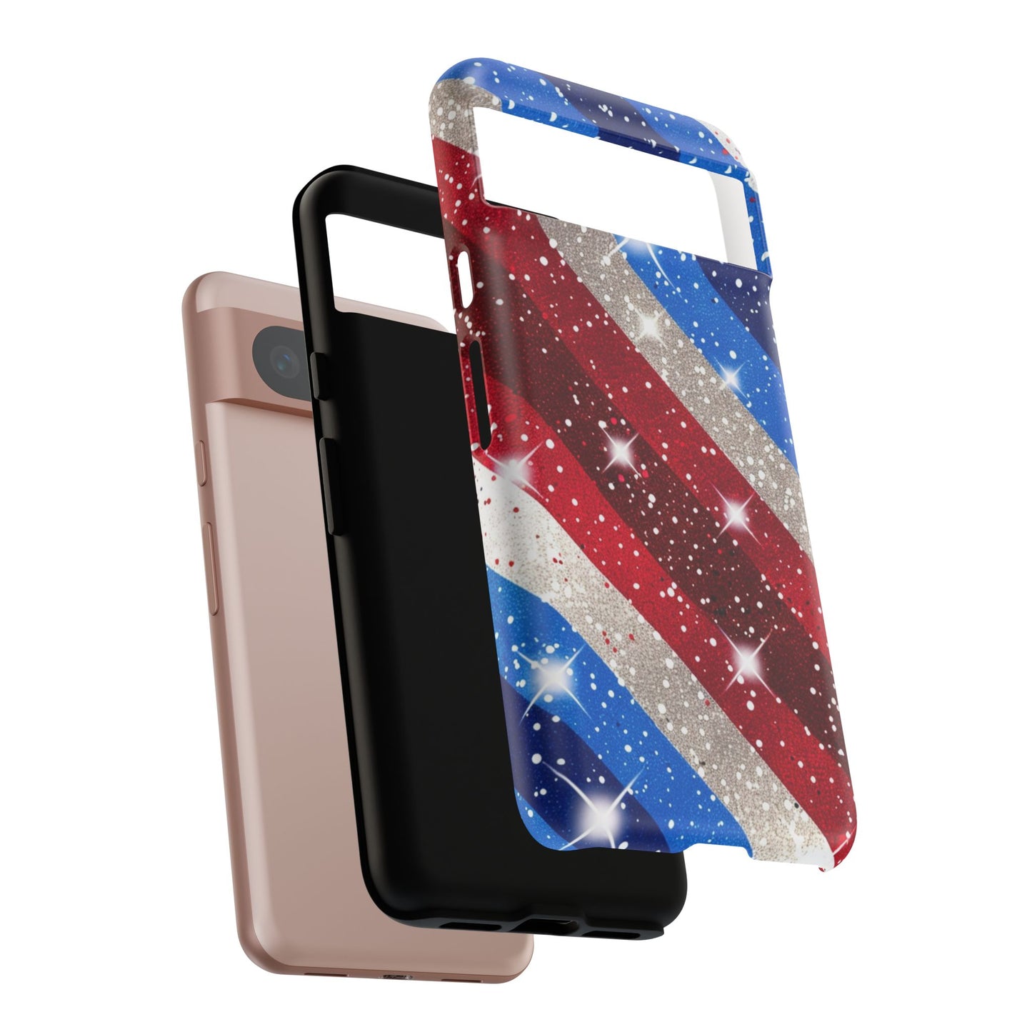 Glittery Patriotic Phone Case - Tough Cases