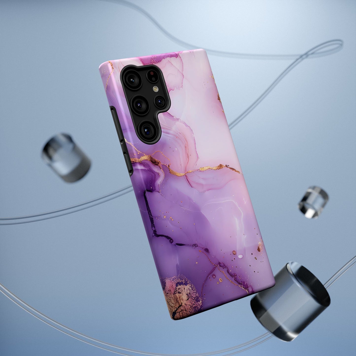 Elegant Purple Marble iPhone Case