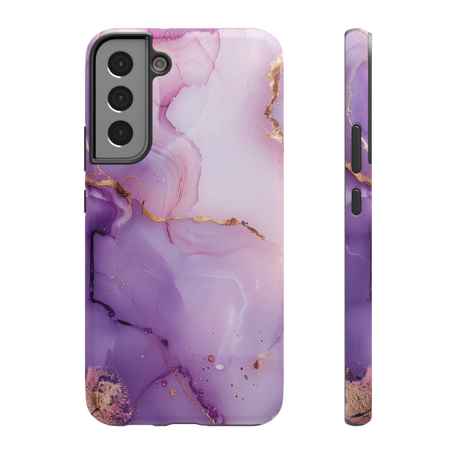 Elegant Purple Marble iPhone Case
