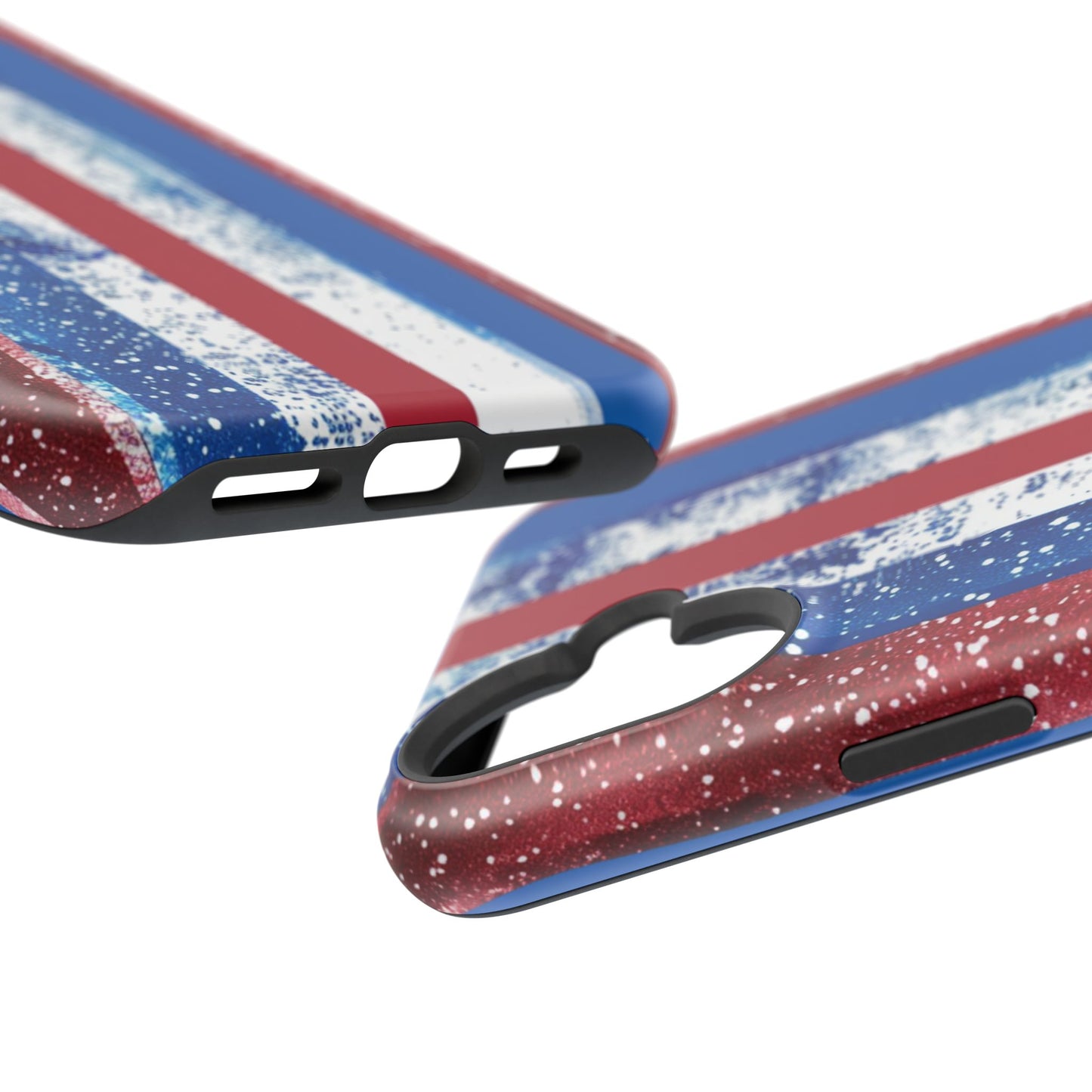 Patriotic Stripes Impact-Resistant Phone Case