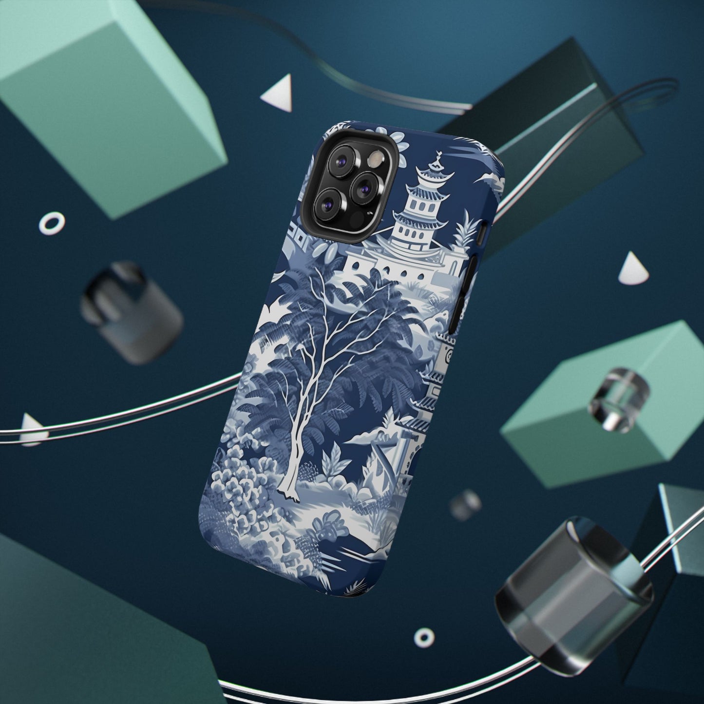 Elegant Blue Landscape Phone Case