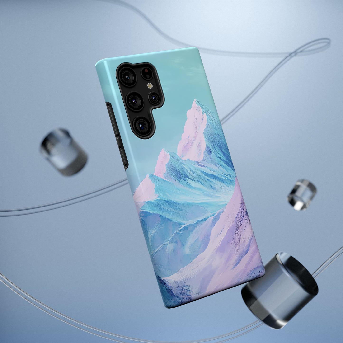 Mountain Landscape Phone Case - Impact-Resistant Protection for Nature Lovers