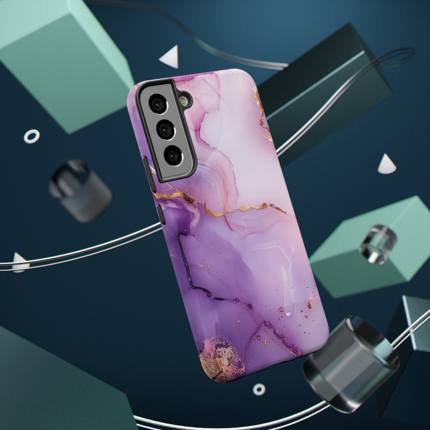 Elegant Purple Marble iPhone Case