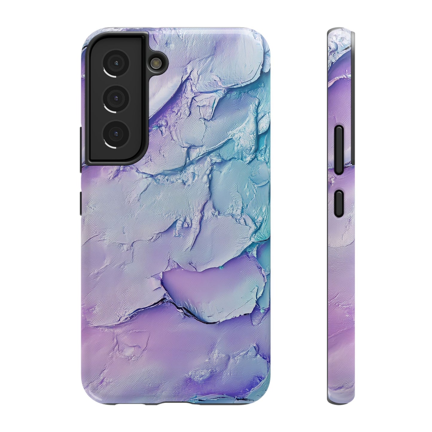 Vibrant Impact-Resistant Phone Case - Colorful Texture Design