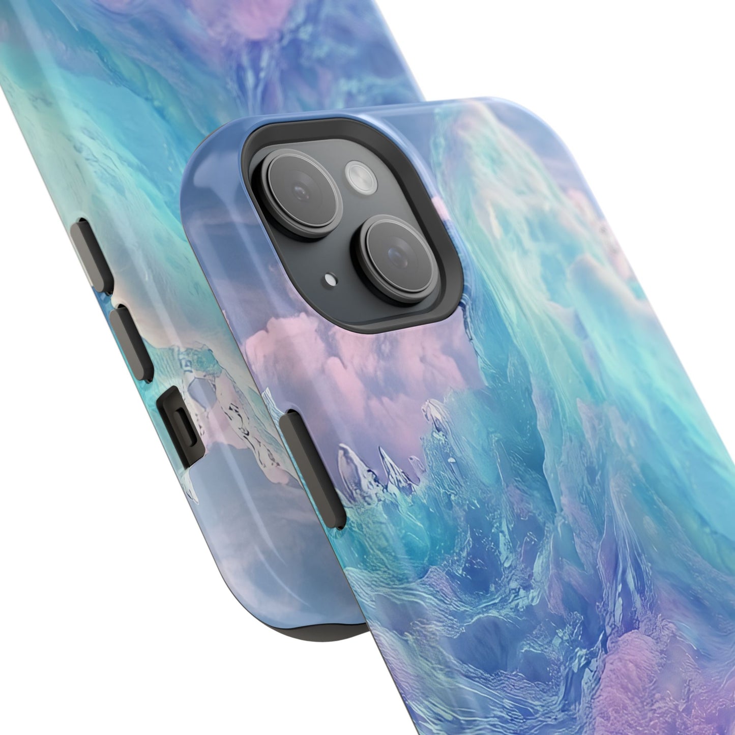Phone Case - Colorful Abstract Waves Design