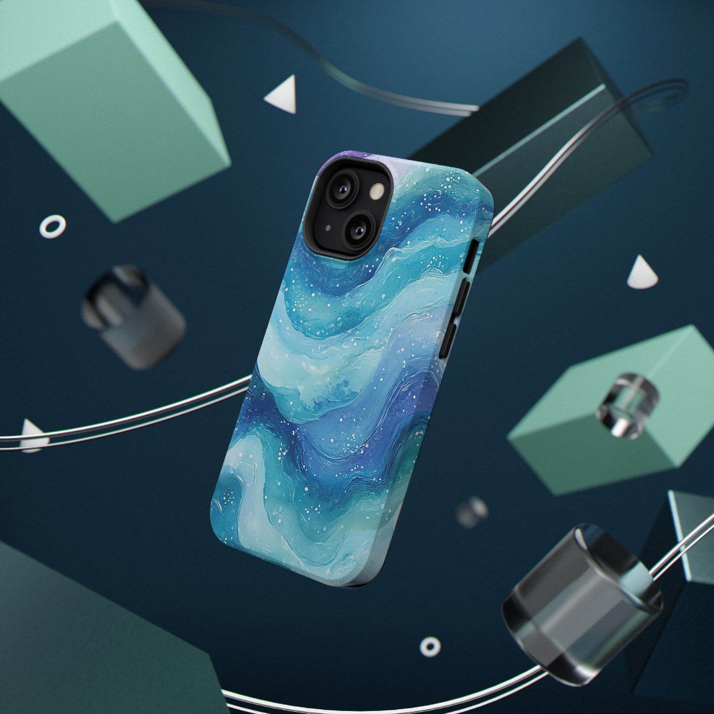 Ocean Wave Impact-Resistant Phone Case - Stylish and Durable Design
