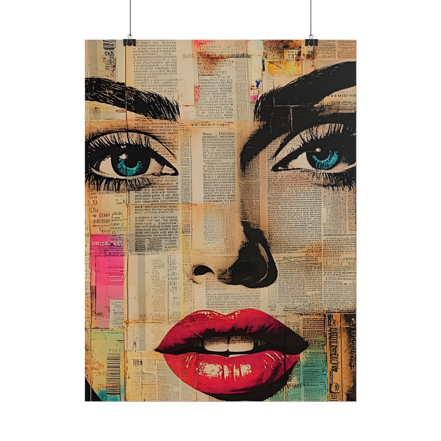 Retro Pop Culture Woman Poster 13 , Comic Wall Art