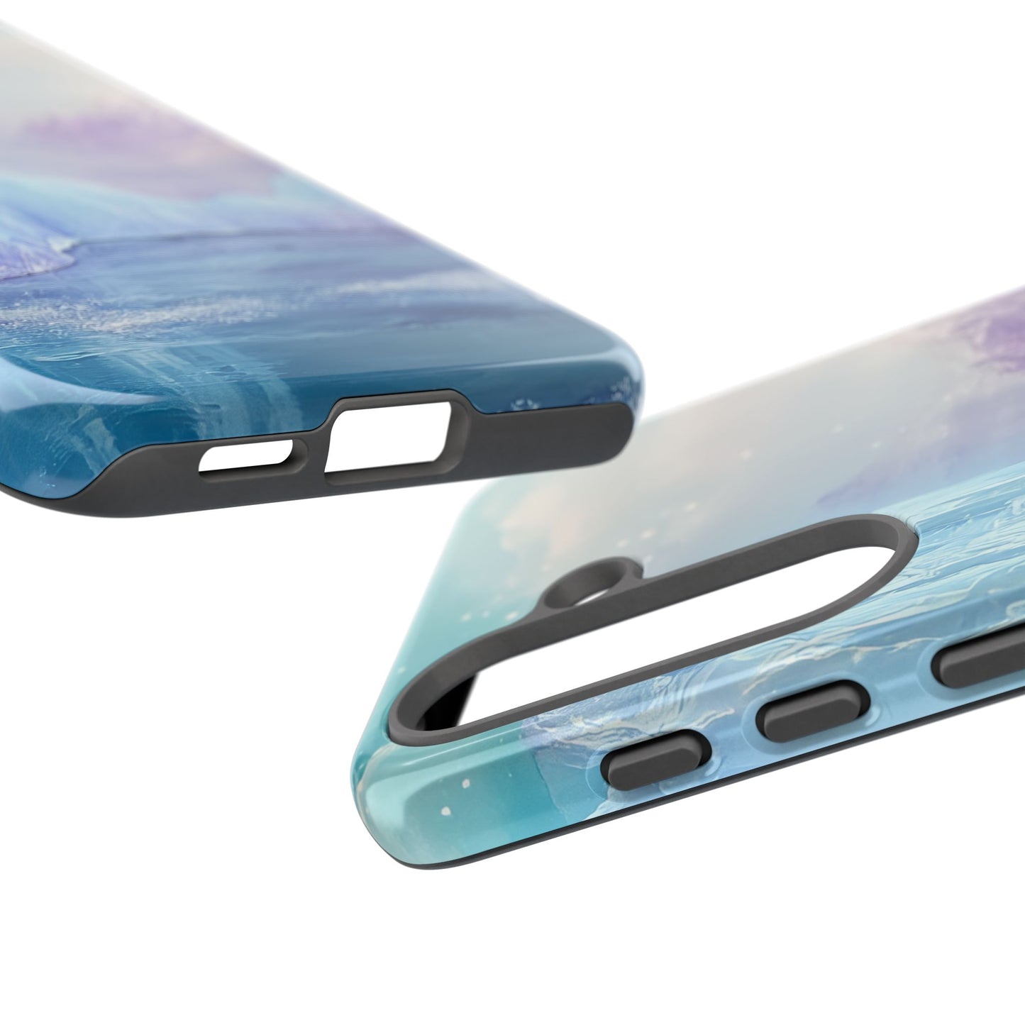 Artistic Phone Case with Iceberg Design