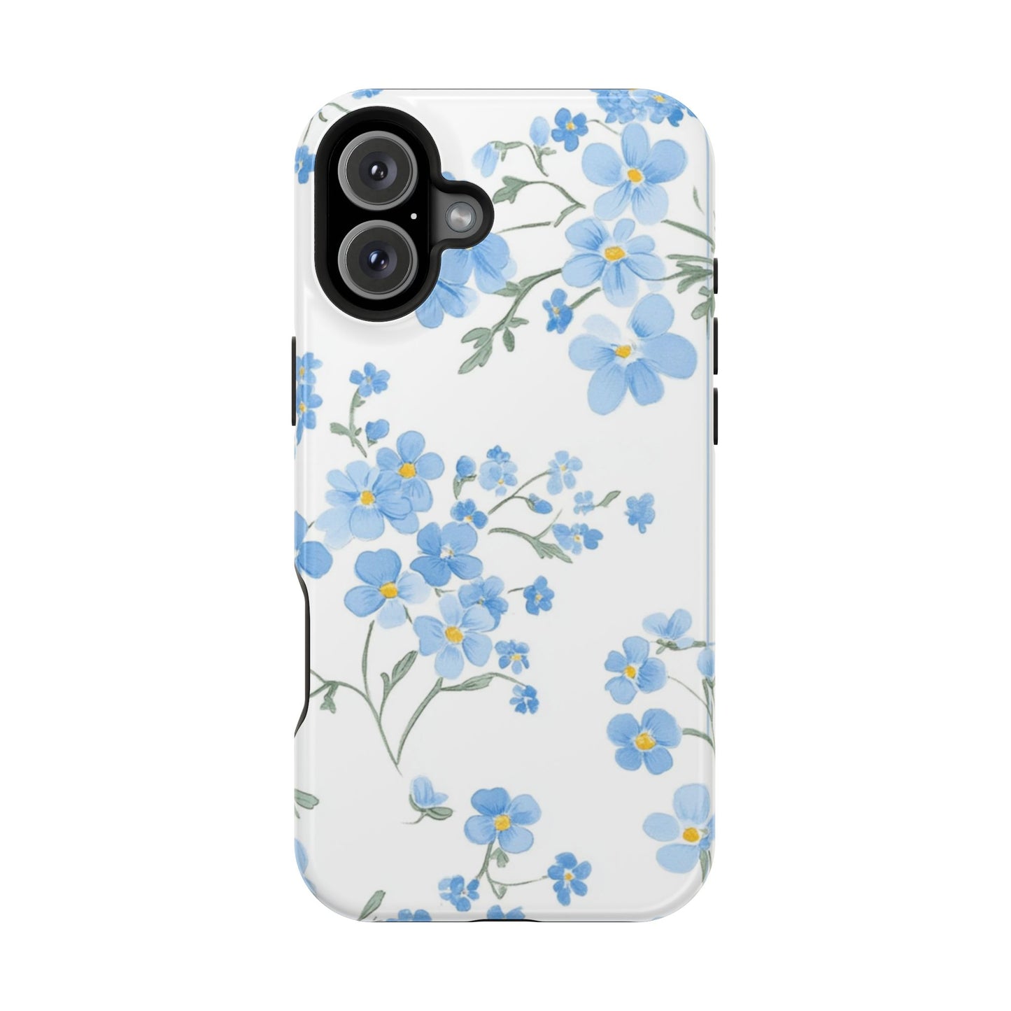 Blue Flower Design Floral Phone Case