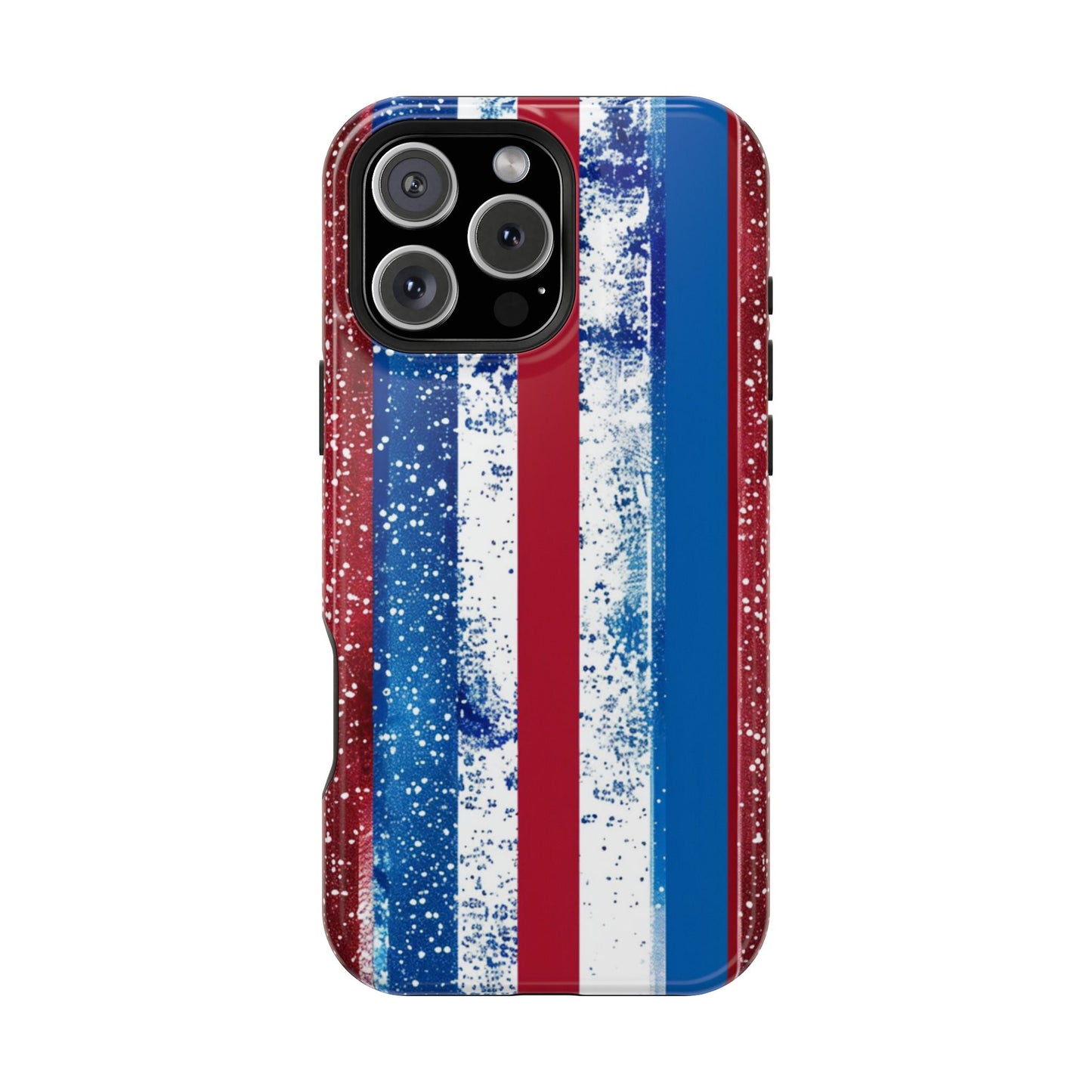 Patriotic Stripes Impact-Resistant Phone Case