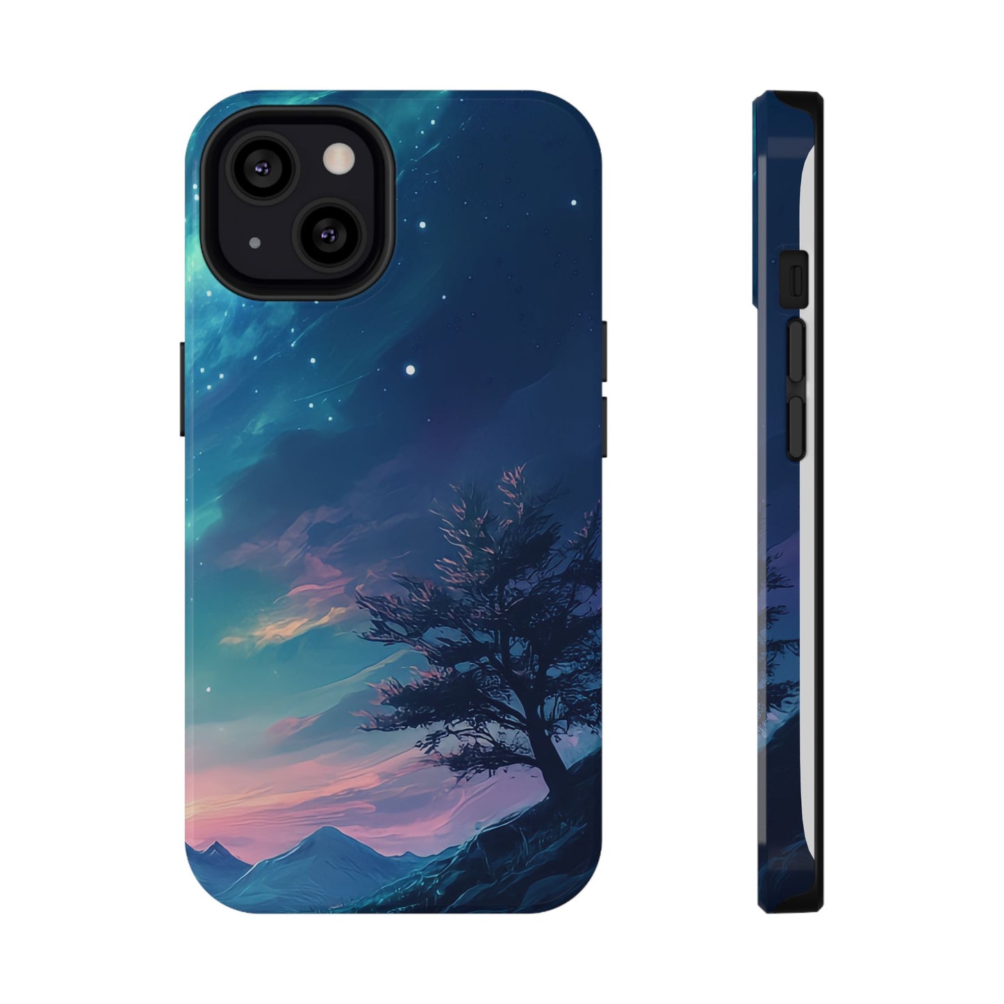 Stunning Galaxy Tree Impact-Resistant Phone Case