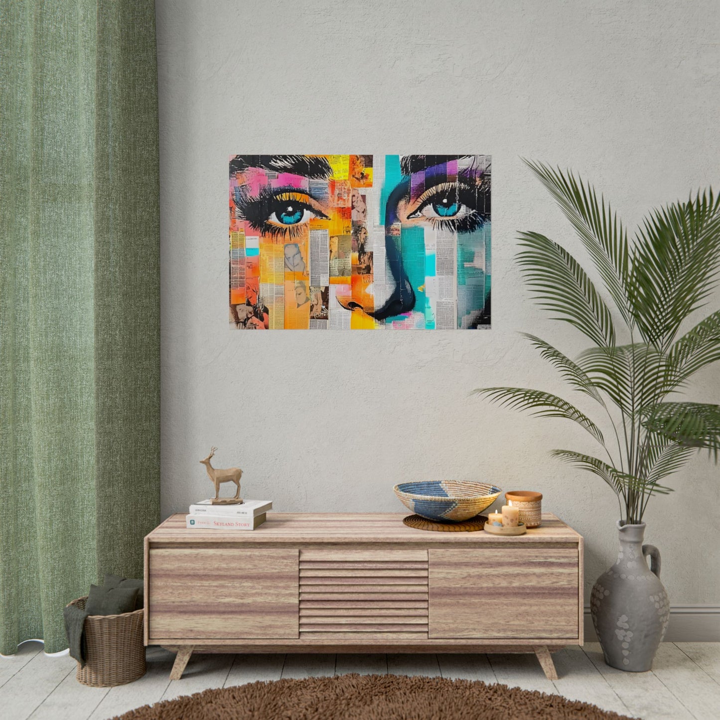 Retro Pop Culture Woman 6-Vibrant Art Wall Decor