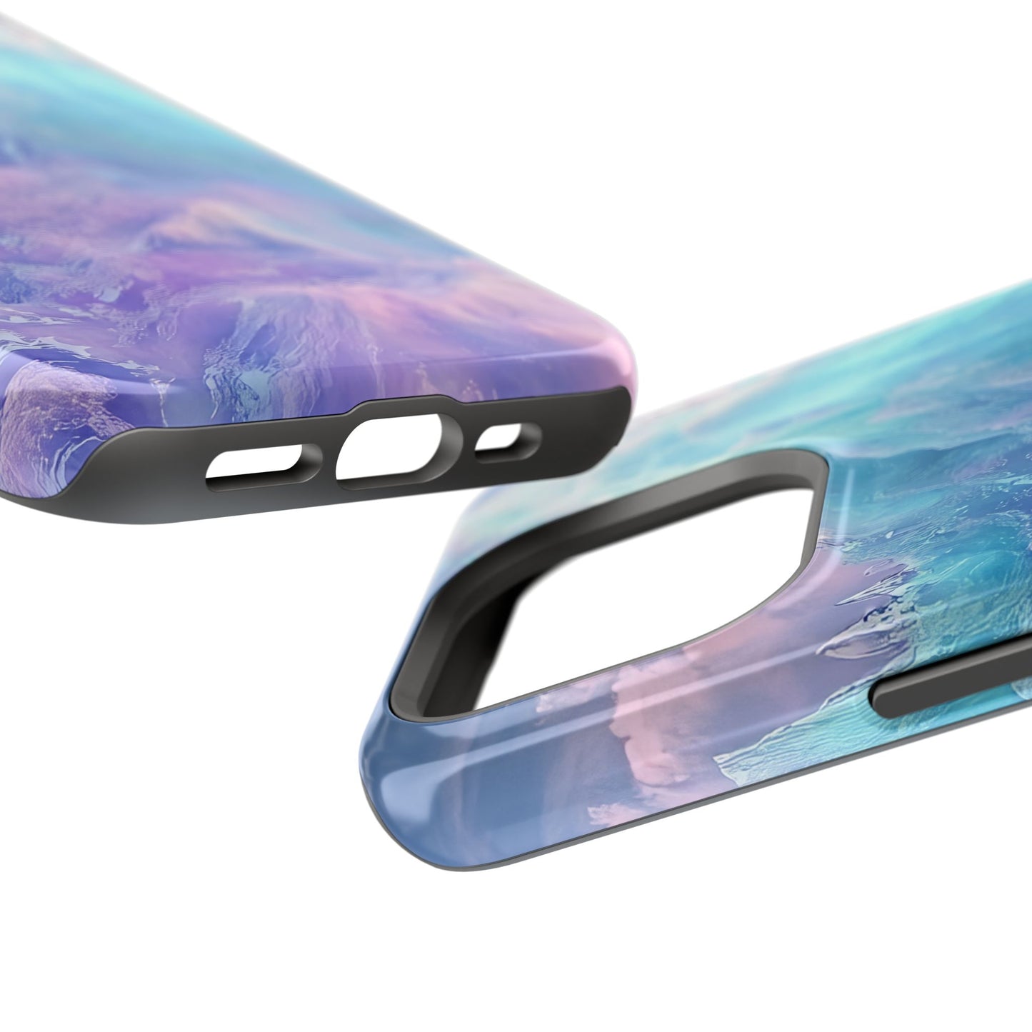 Phone Case - Colorful Abstract Waves Design