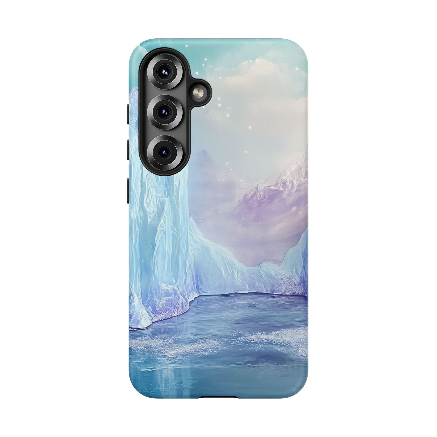 Artistic Phone Case with Iceberg Design
