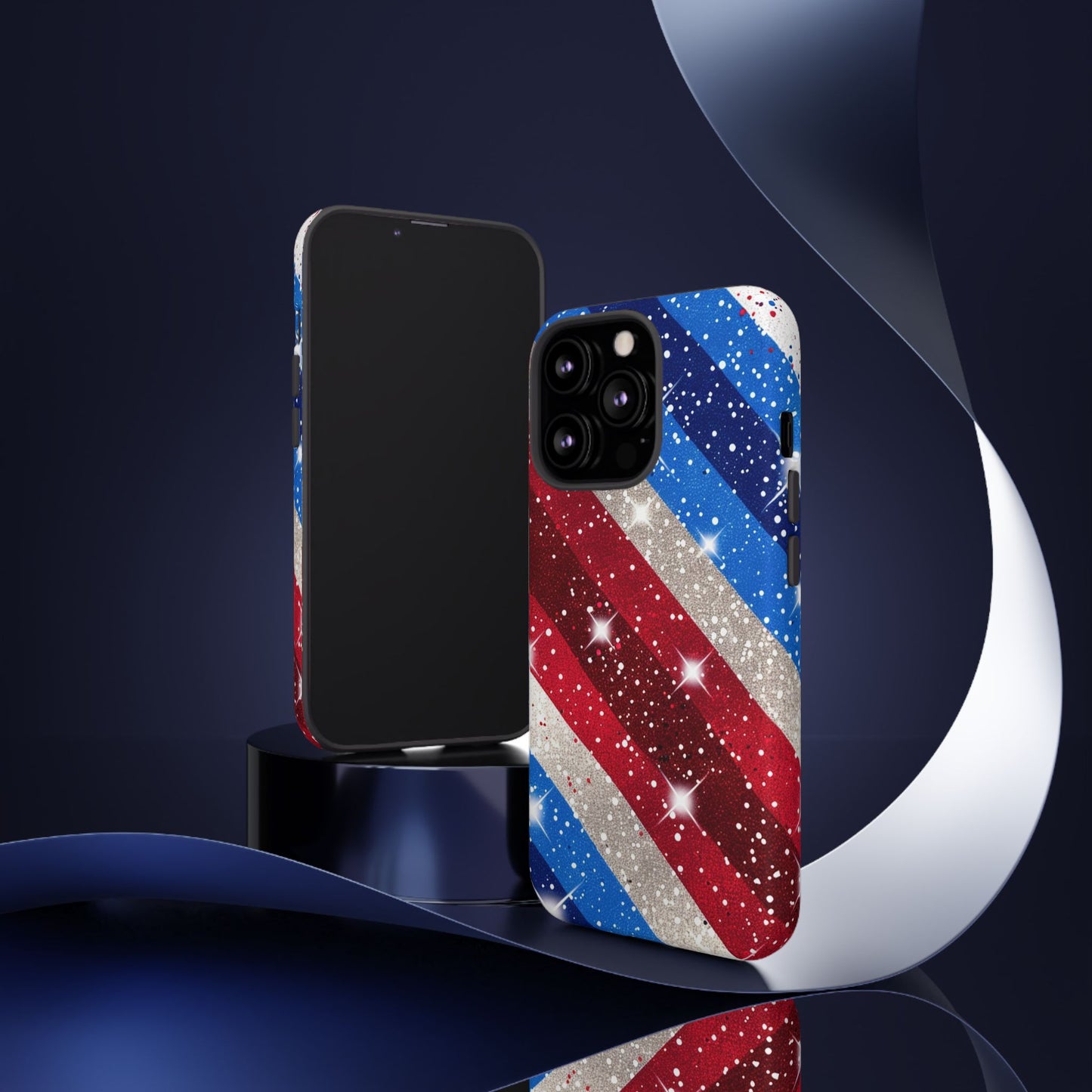 Glittery Patriotic Phone Case - Tough Cases