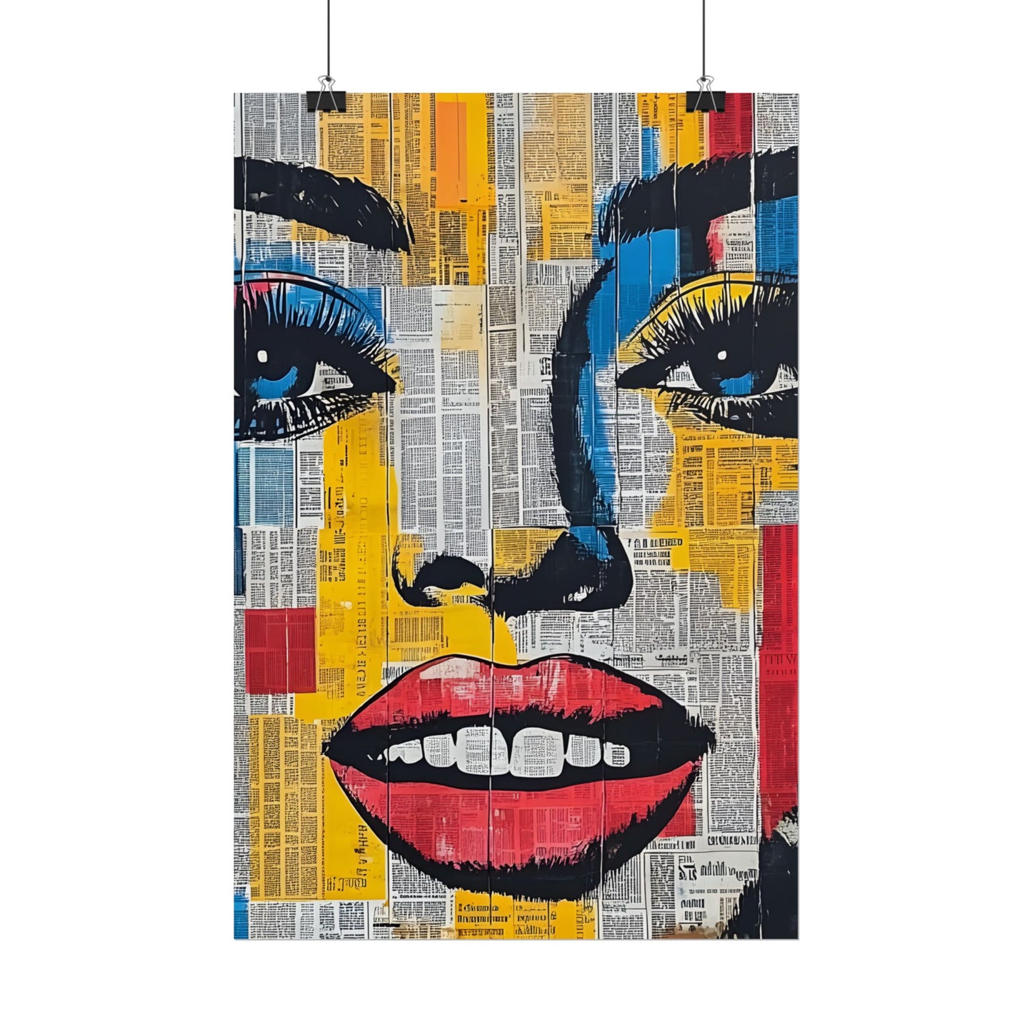 Poster Wall Art - Retro Pop Culture Woman 18 Comic Book Style