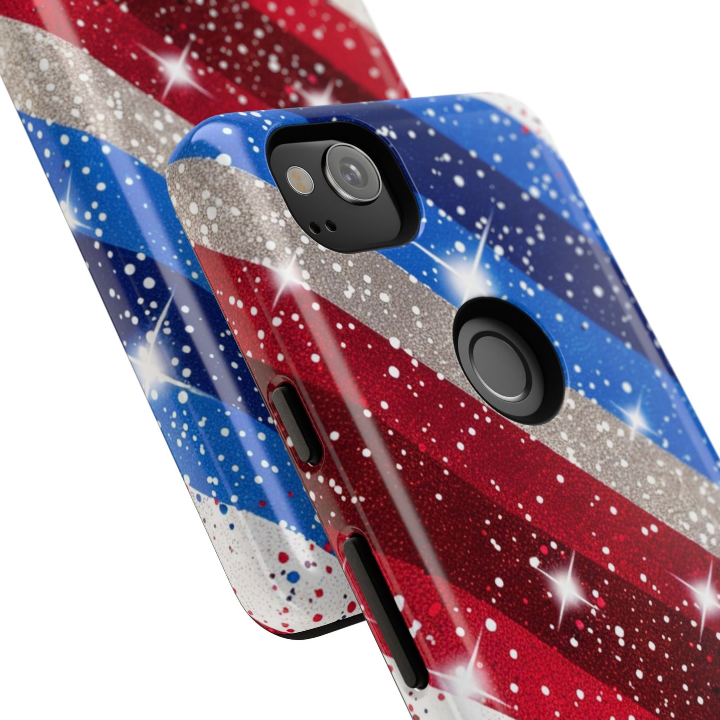 Glittery Patriotic Phone Case - Tough Cases