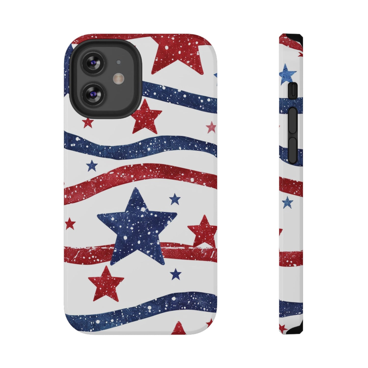 Stars & Stripes Design Impact-Resistant Phone Case