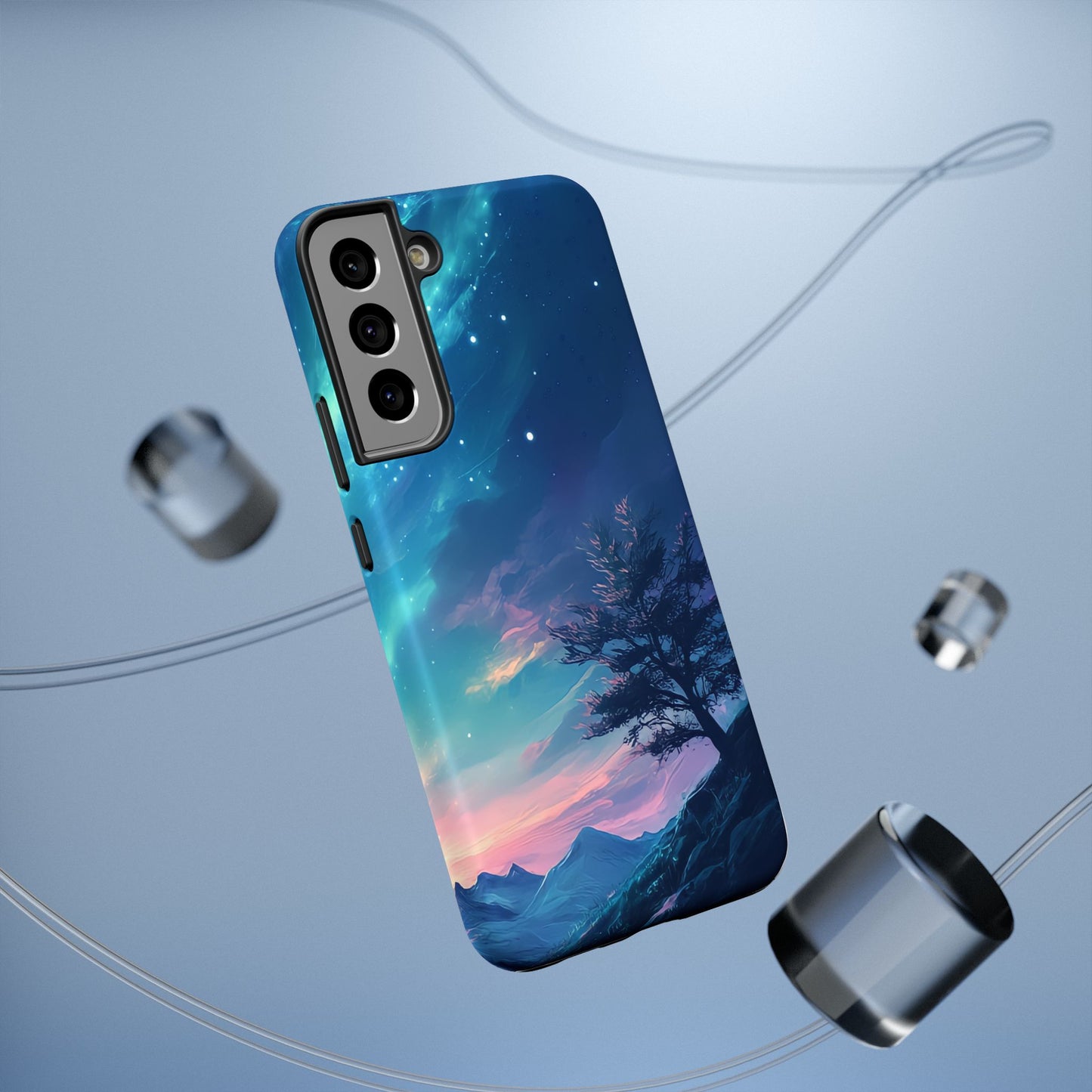 Stunning Galaxy Tree Impact-Resistant Phone Case