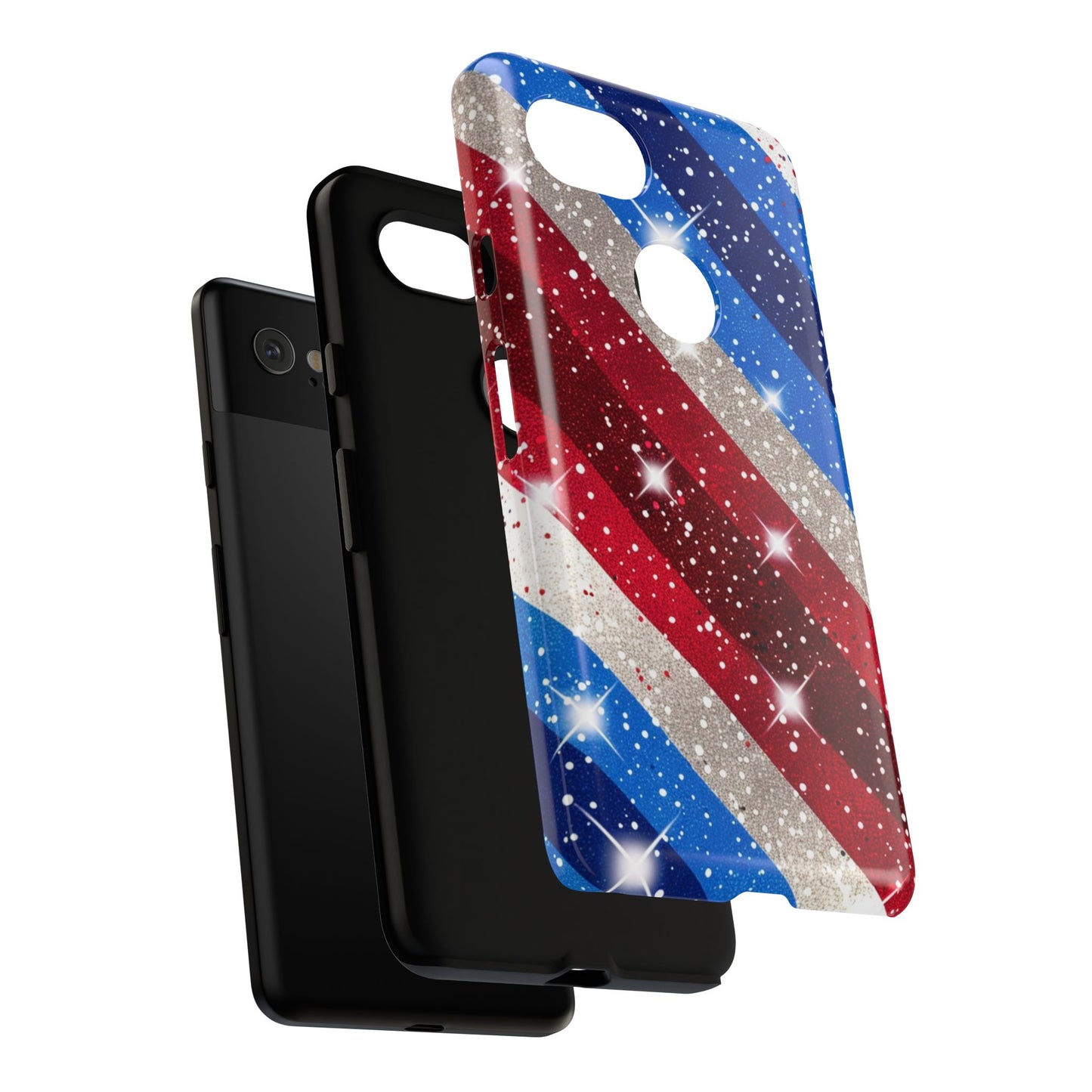 Glittery Patriotic Phone Case - Tough Cases
