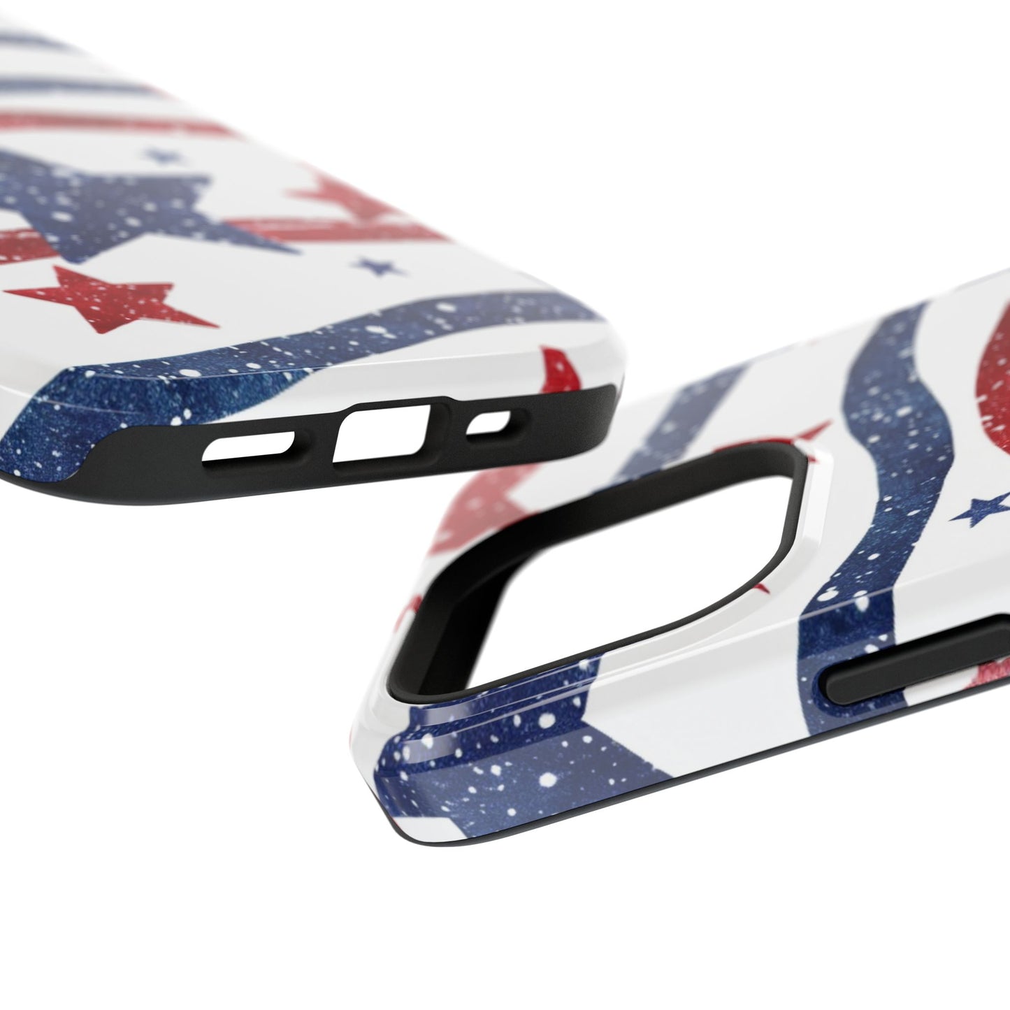 Stars & Stripes Design Impact-Resistant Phone Case