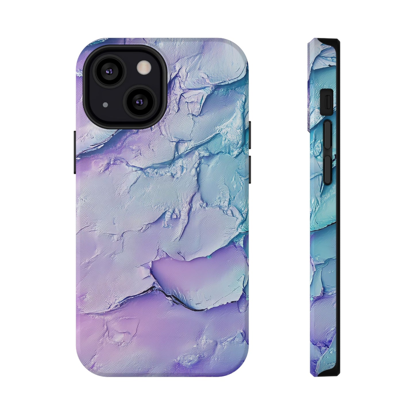 Vibrant Impact-Resistant Phone Case - Colorful Texture Design