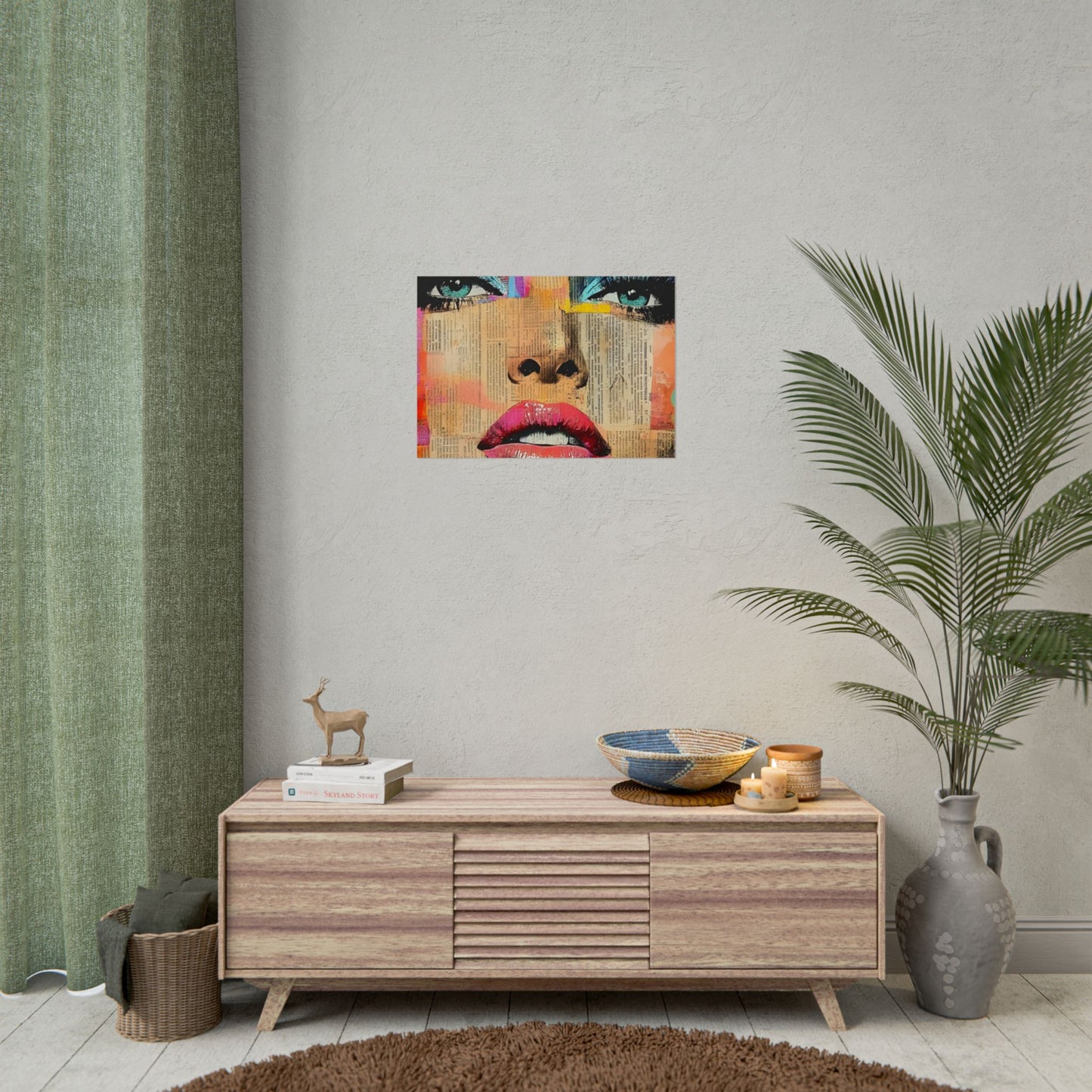 Retro Pop Culture Woman 12 , wall art, Art lovers poster