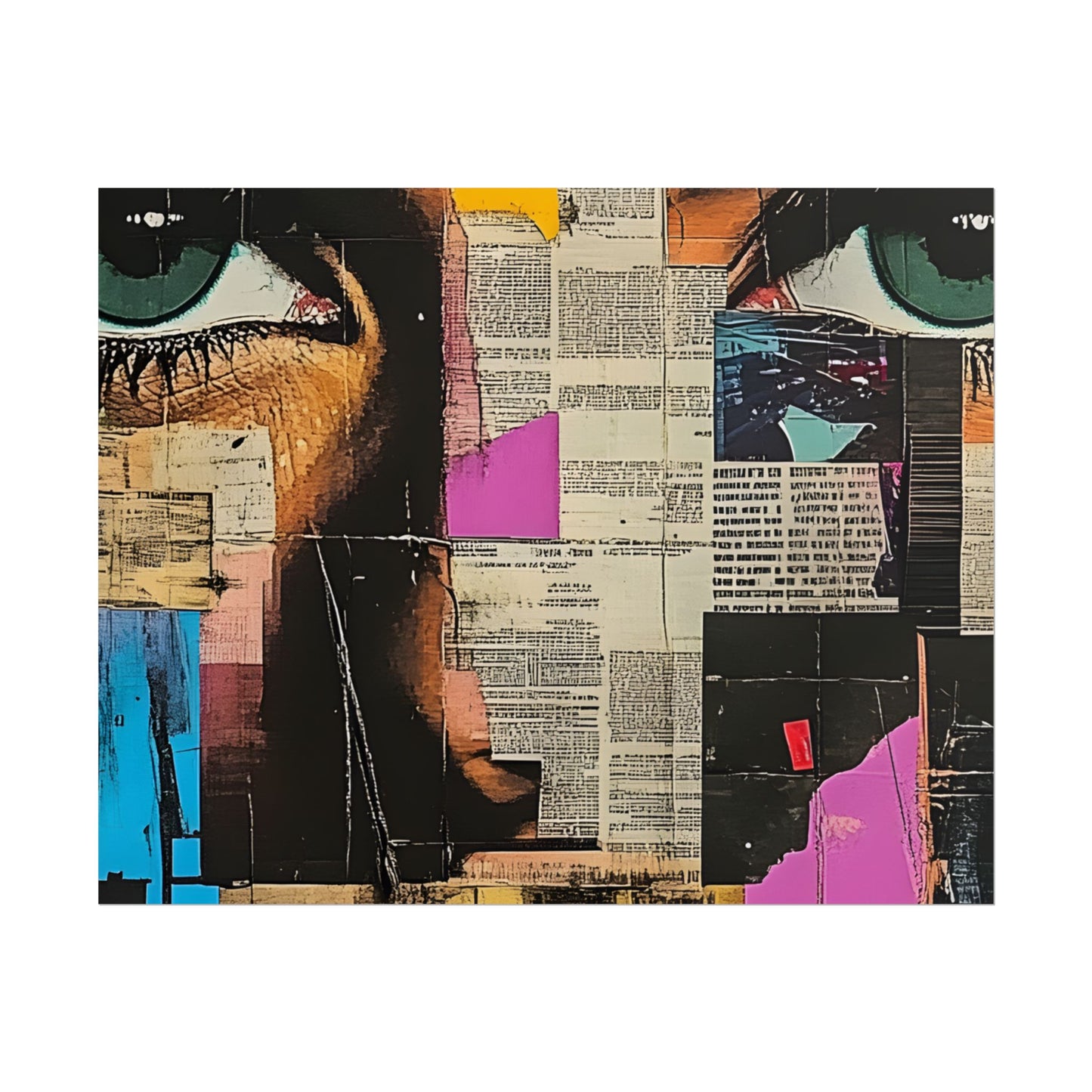 Wall Art Poster - Retro Pop Culture Woman 14 Comic Book Style