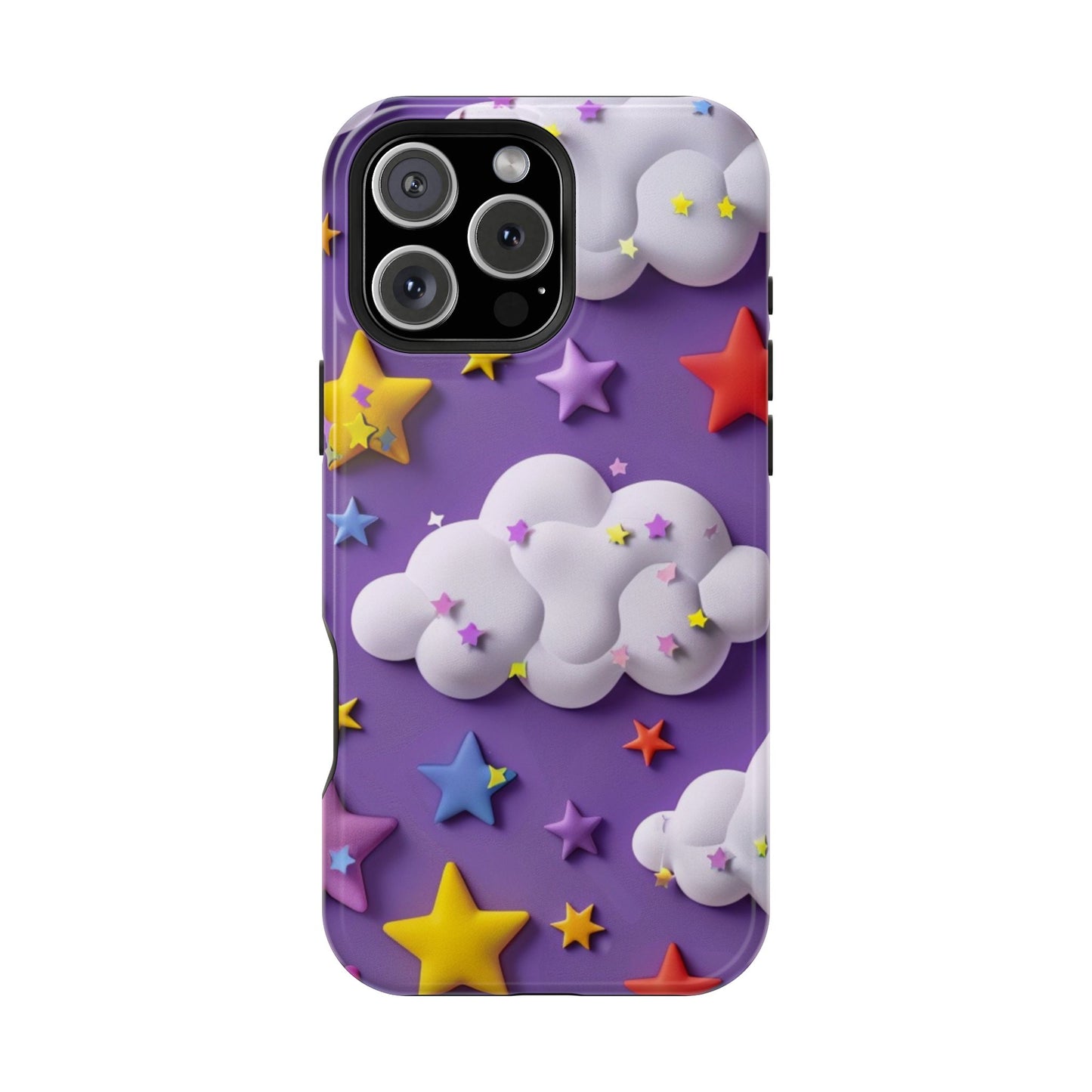 Colorful Cloud & Star Phone Case