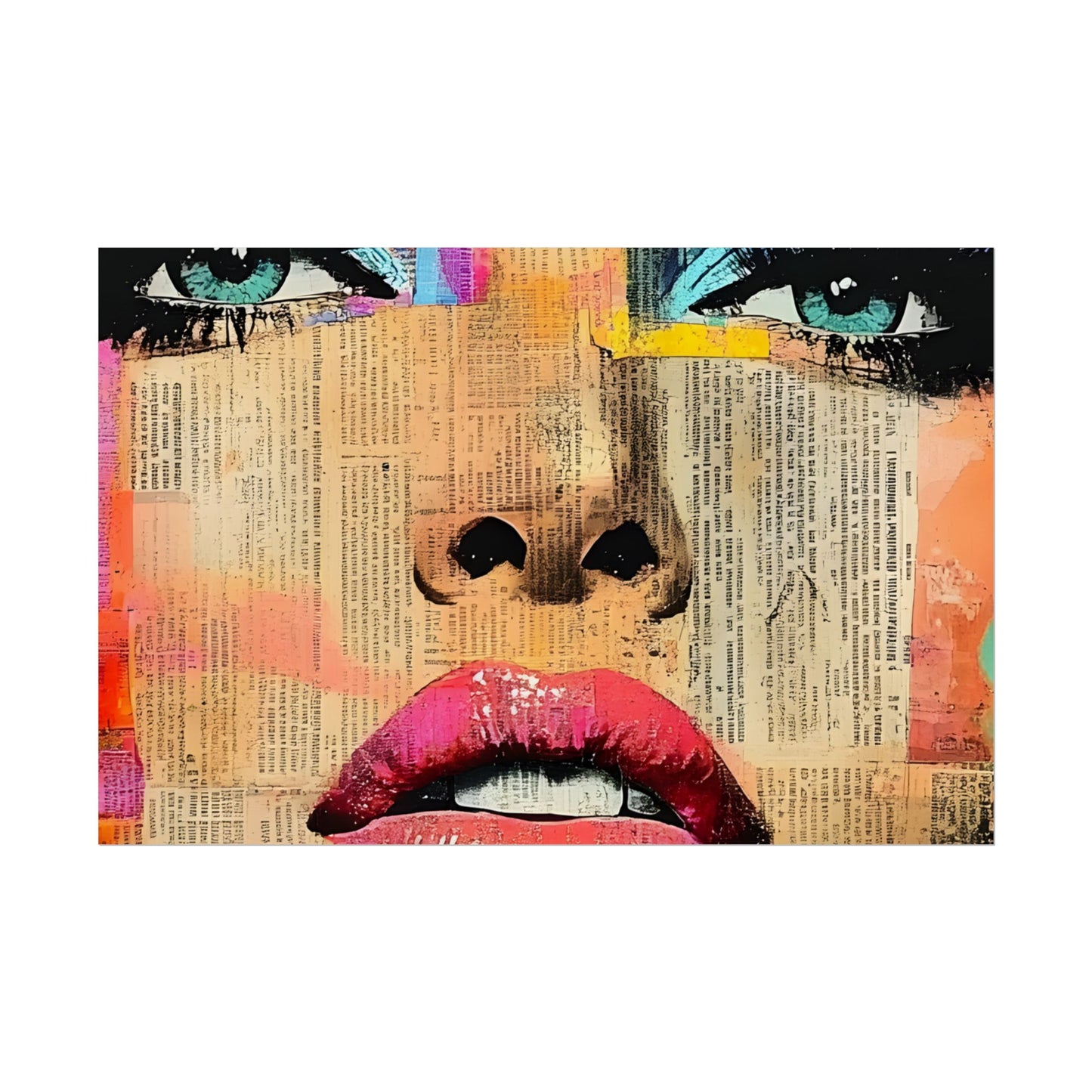 Retro Pop Culture Woman 12 , wall art, Art lovers poster