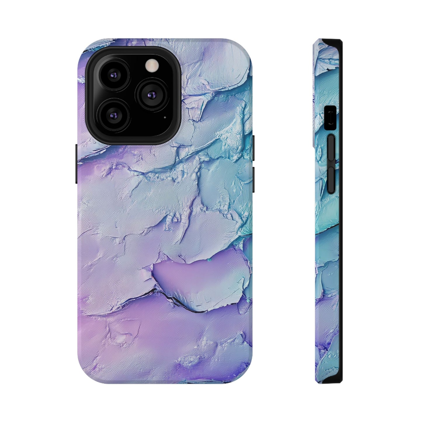 Vibrant Impact-Resistant Phone Case - Colorful Texture Design
