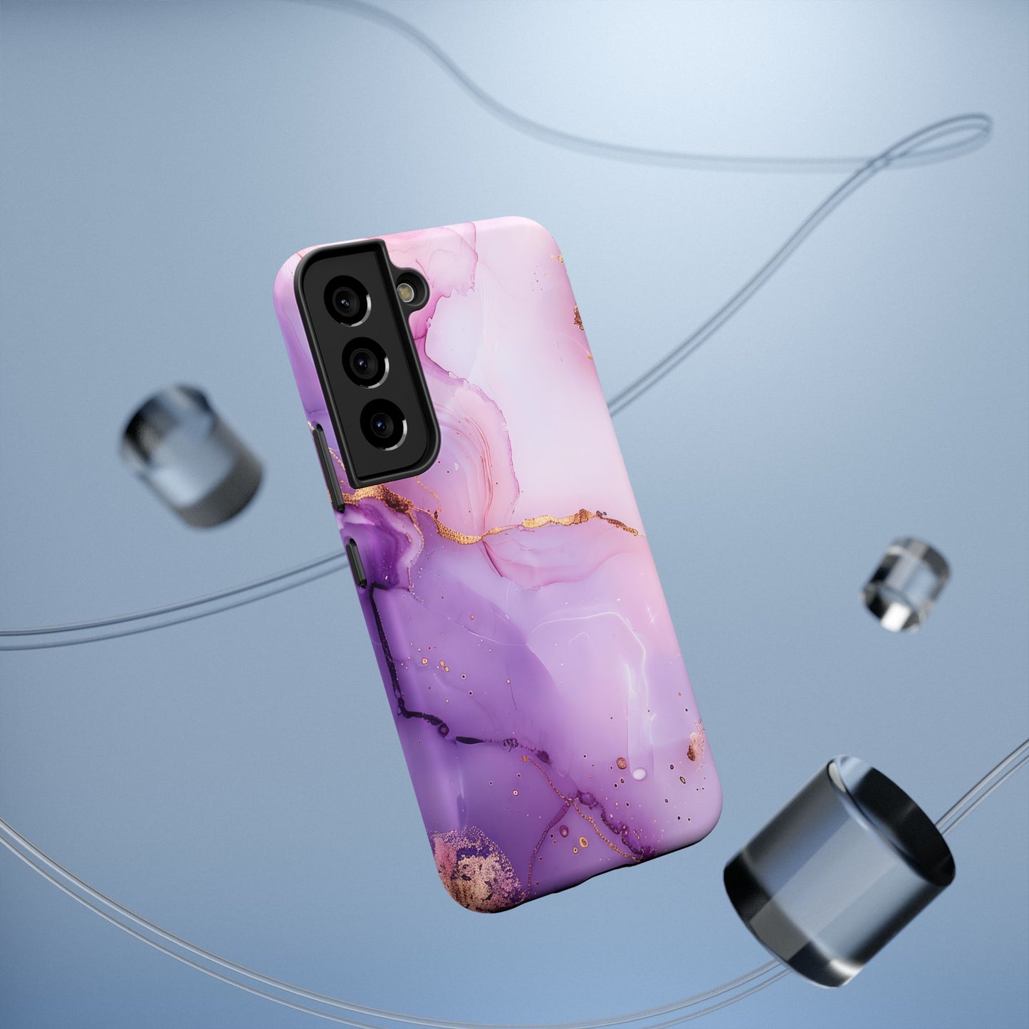 Elegant Purple Marble iPhone Case