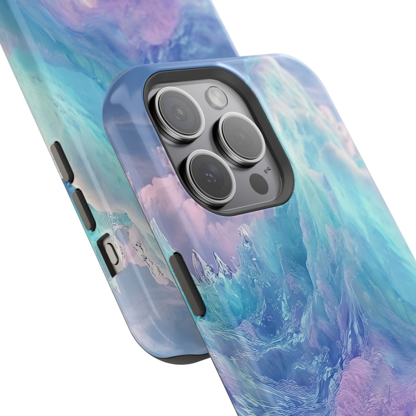 Phone Case - Colorful Abstract Waves Design