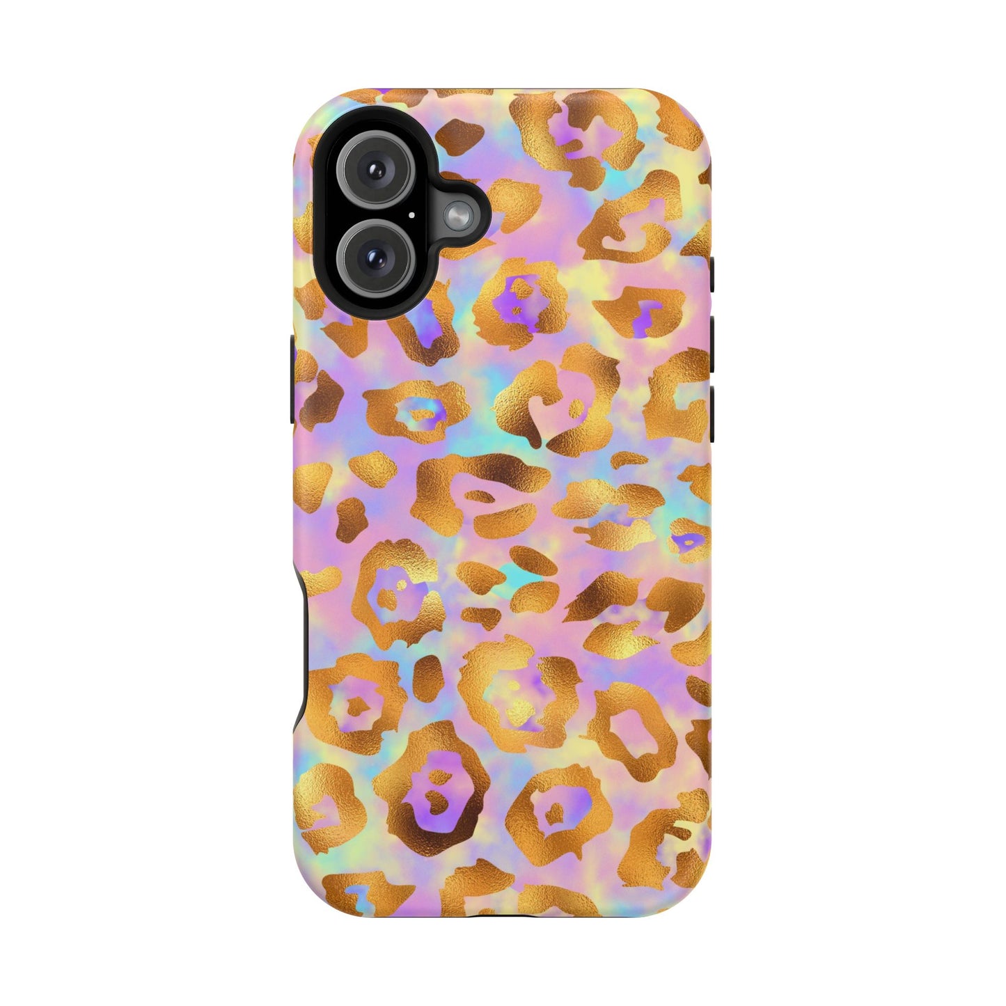 Leopard Print Impact-Resistant Phone Case