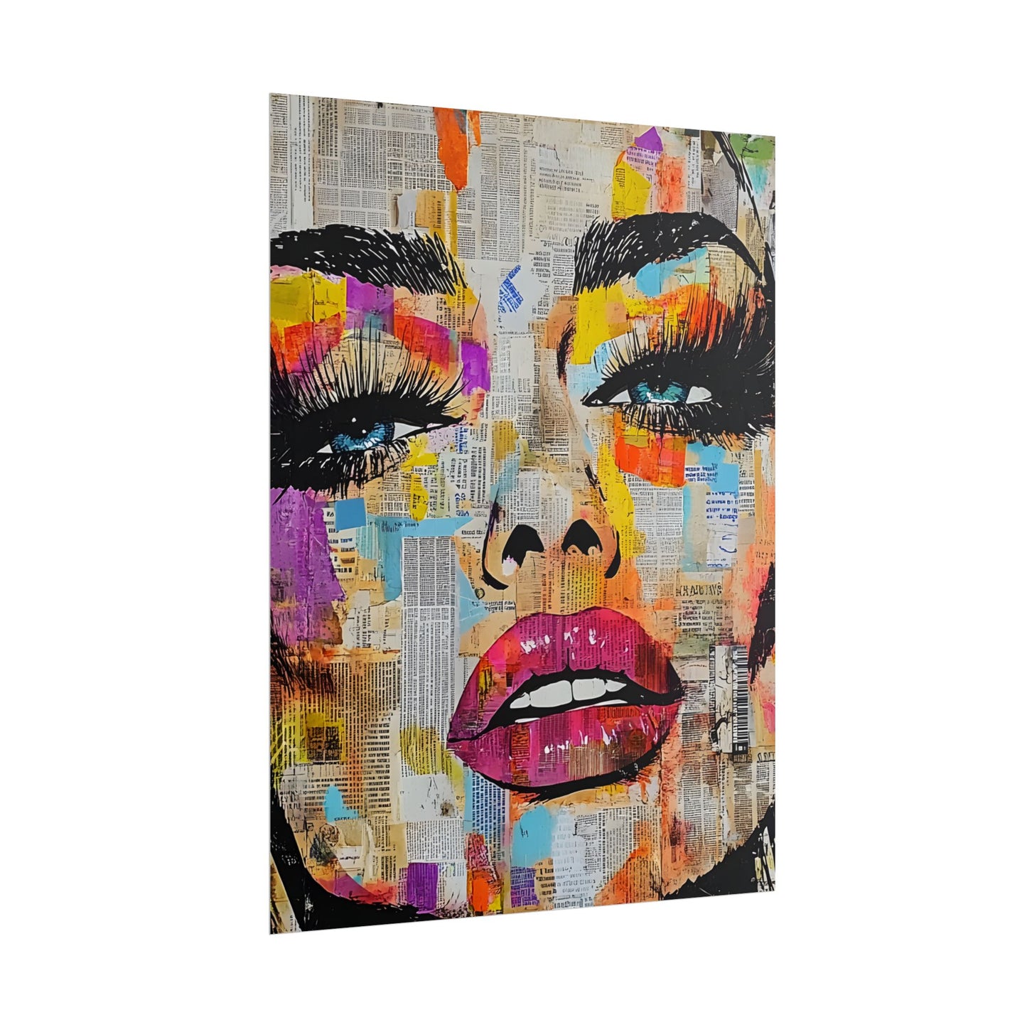 Pop Culture Woman 1 -Vibrant Art Prints, Fashion Poster,