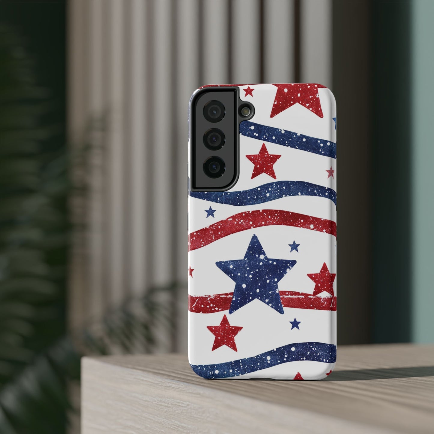 Stars & Stripes Design Impact-Resistant Phone Case