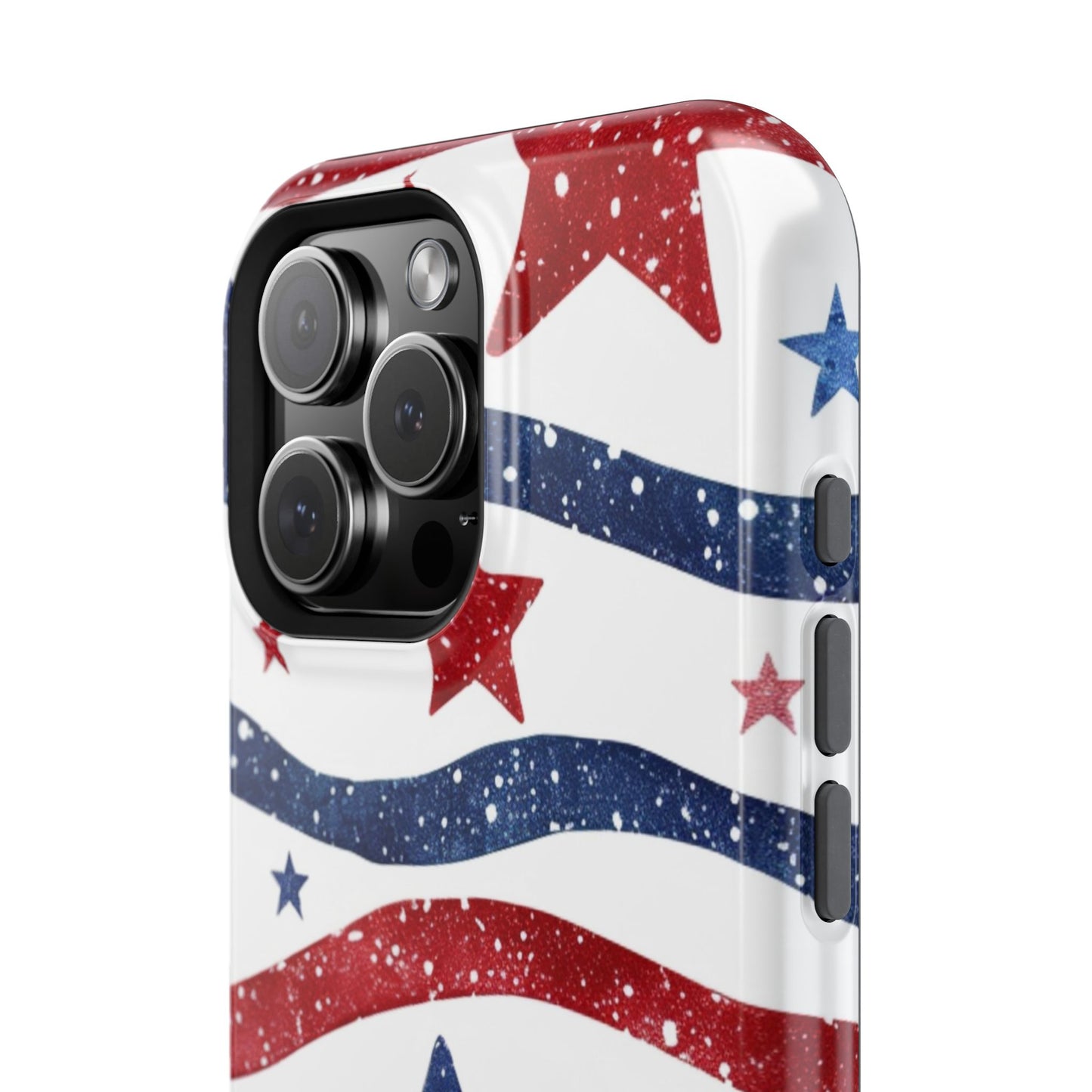 Stars & Stripes Design Impact-Resistant Phone Case