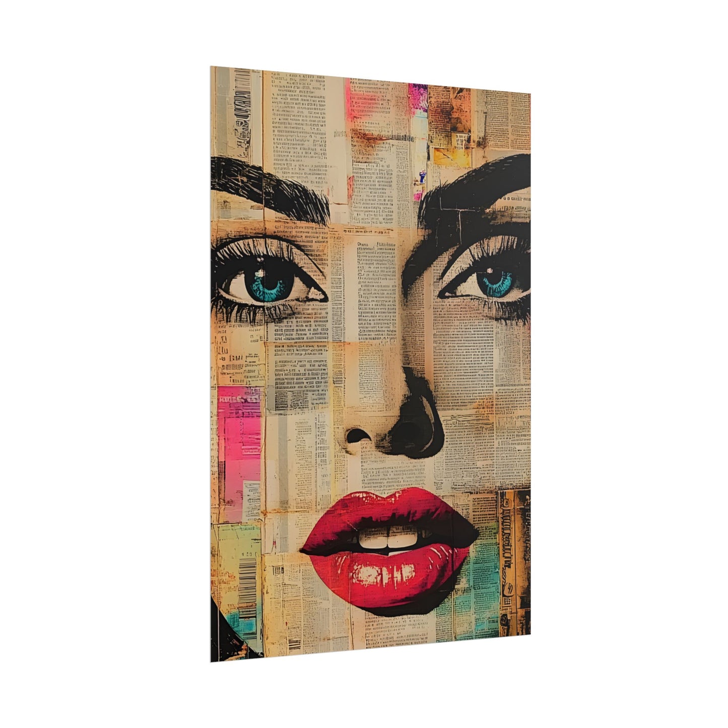 Retro Pop Culture Woman Poster 13 , Comic Wall Art