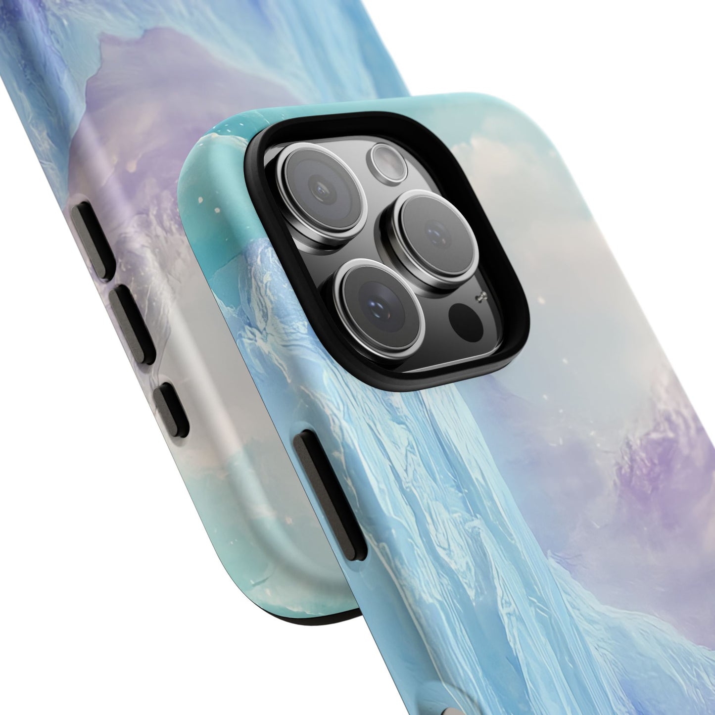 Artistic Phone Case with Iceberg Design