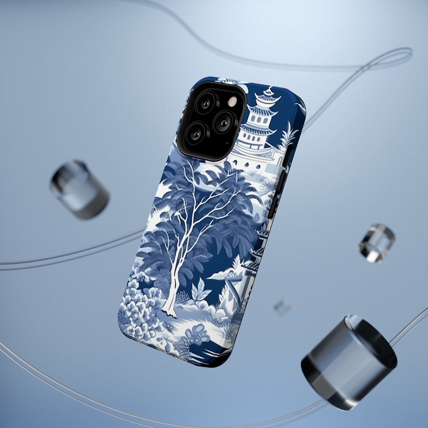 Elegant Blue Landscape Phone Case