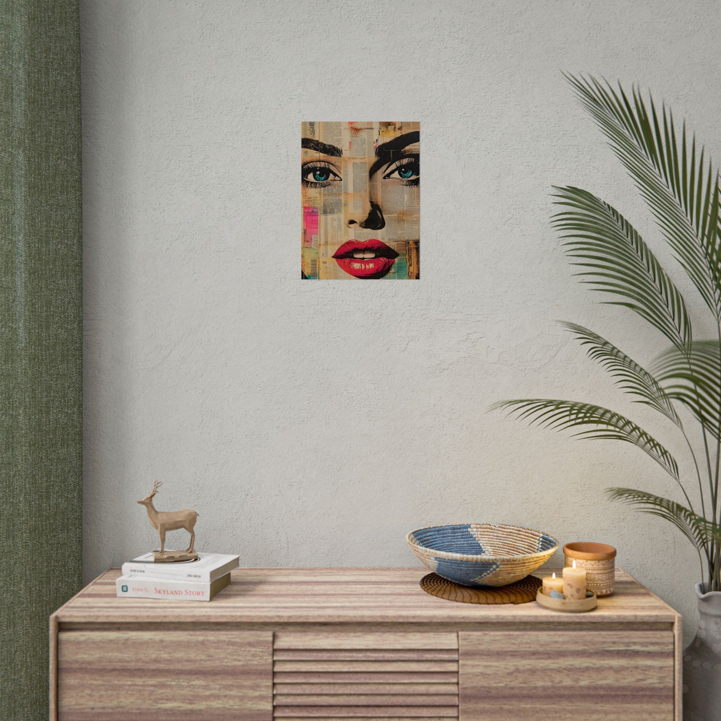 Retro Pop Culture Woman Poster 13 , Comic Wall Art